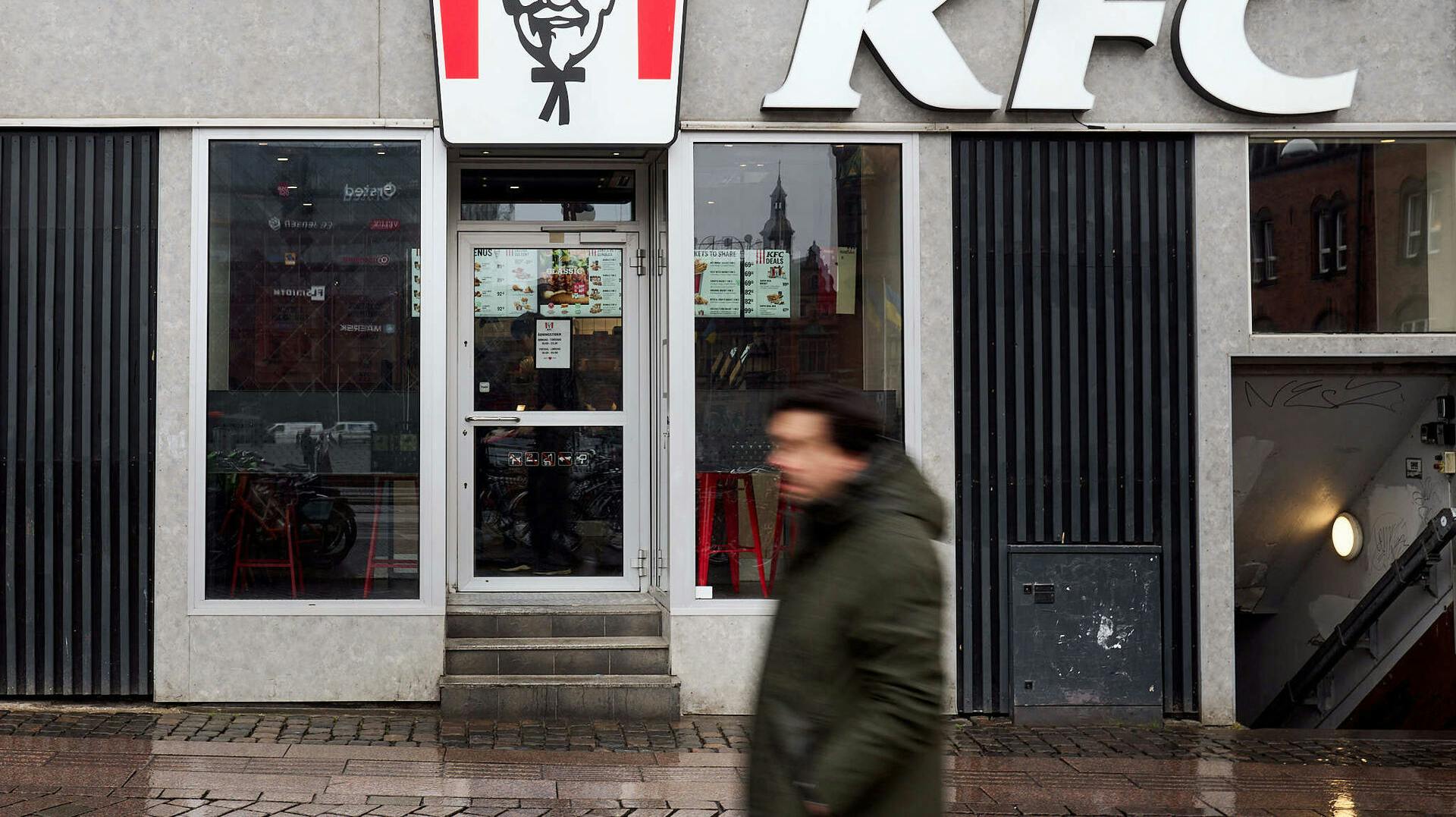 Kentucky Fried Chicken KFC ved Rådhuspladsen i København tirsdag den 25. marts 2025. (Foto: Thomas Traasdahl/Scanpix 2025)