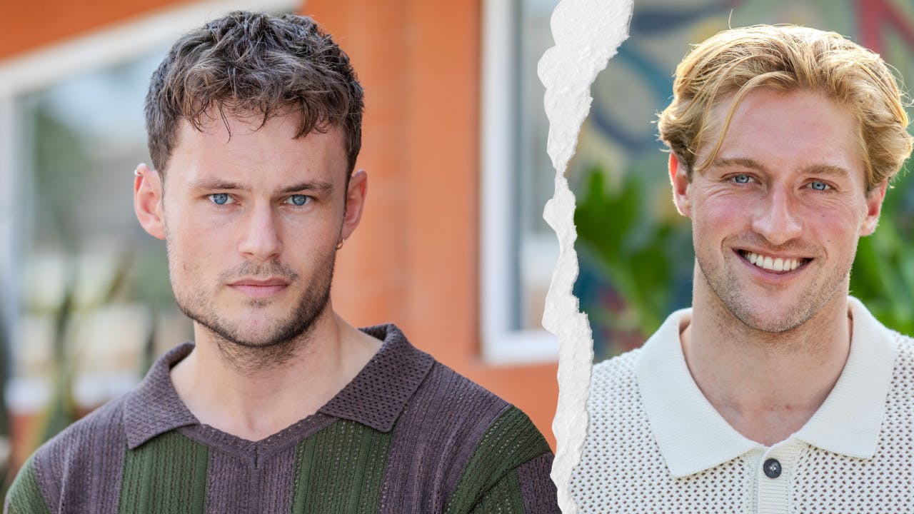 Frederik bliver hårdt ramt af Victor Emils "for sjov"-spørgsmål under sandhedsfrokosten i "Bachelorette".