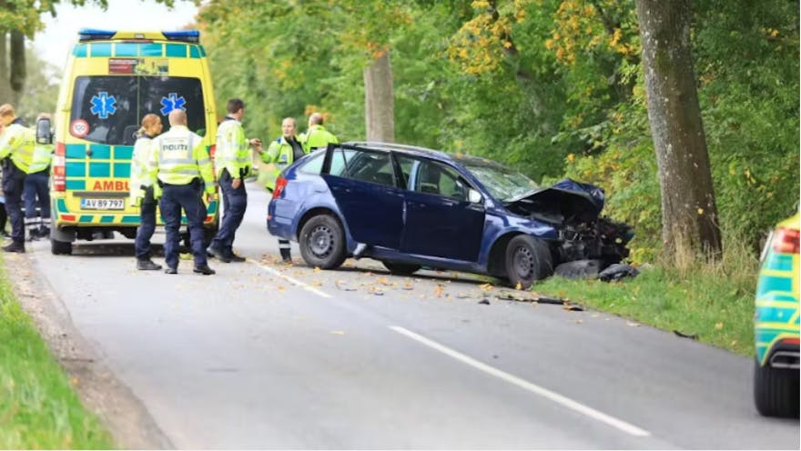 Datteren sidder i dag i kørestol efter den voldsomme ulykke sidste år.