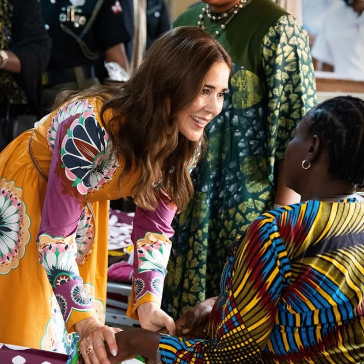 Dronning Mary har under sit hemmelige besøg i Nigeria også haft tid til at blive protektor.