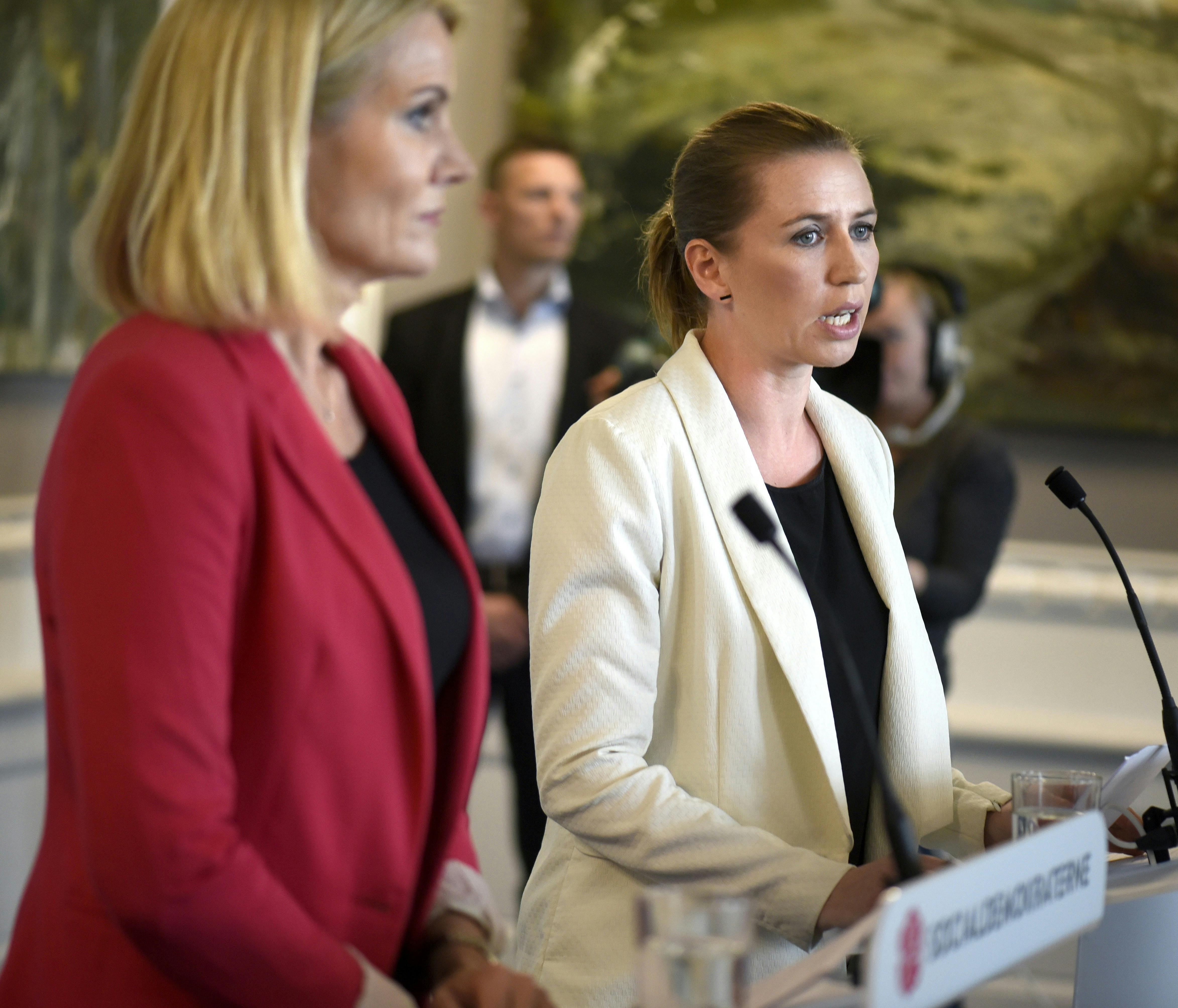 Helle Thorning Schmidt og Mette Frederiksen