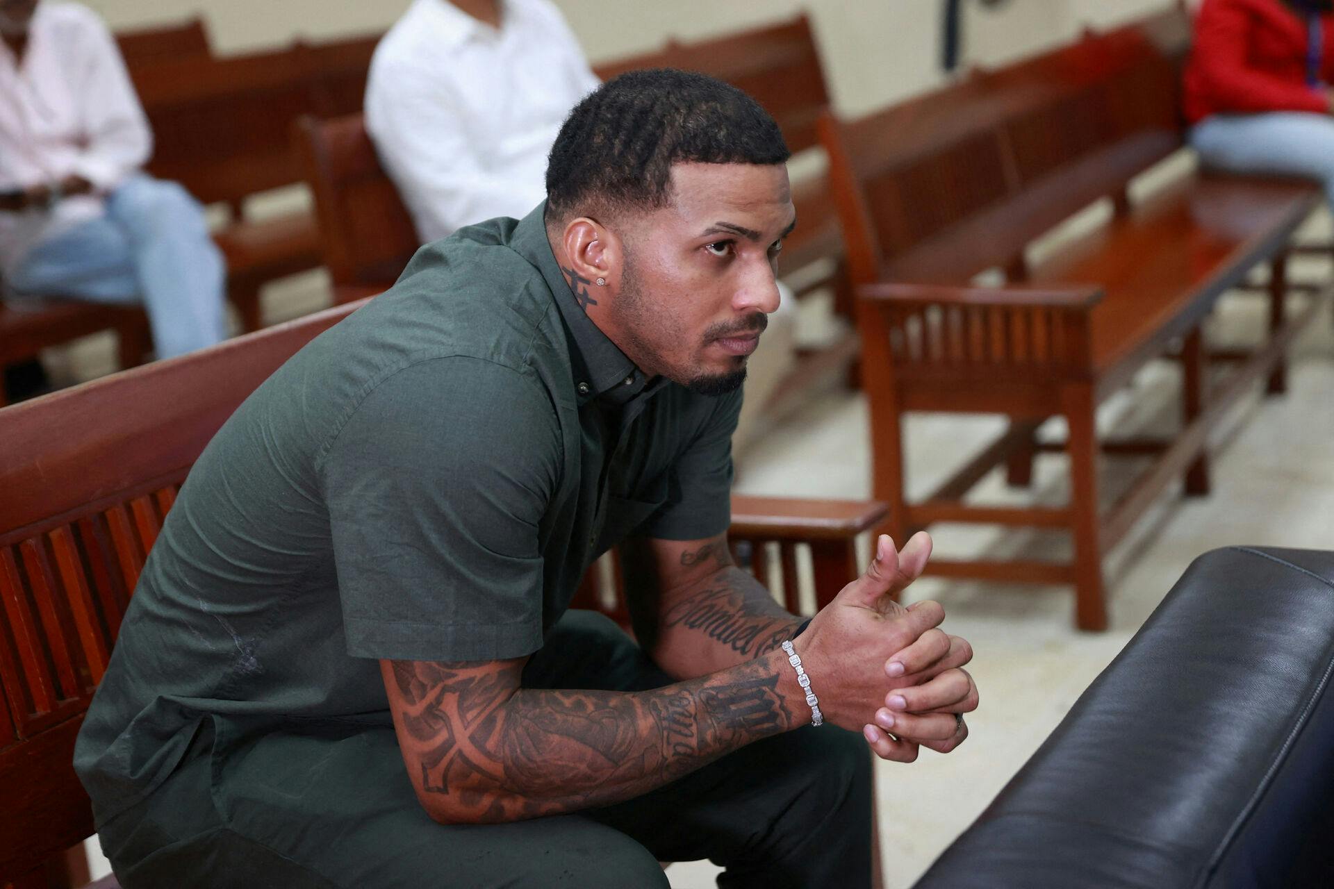 Dominican professional baseball player Wander Franco attends his trial for sexually abusing a minor, in Puerto Plata, Dominican Republic June 26, 2025. REUTERS/Erika Santelices