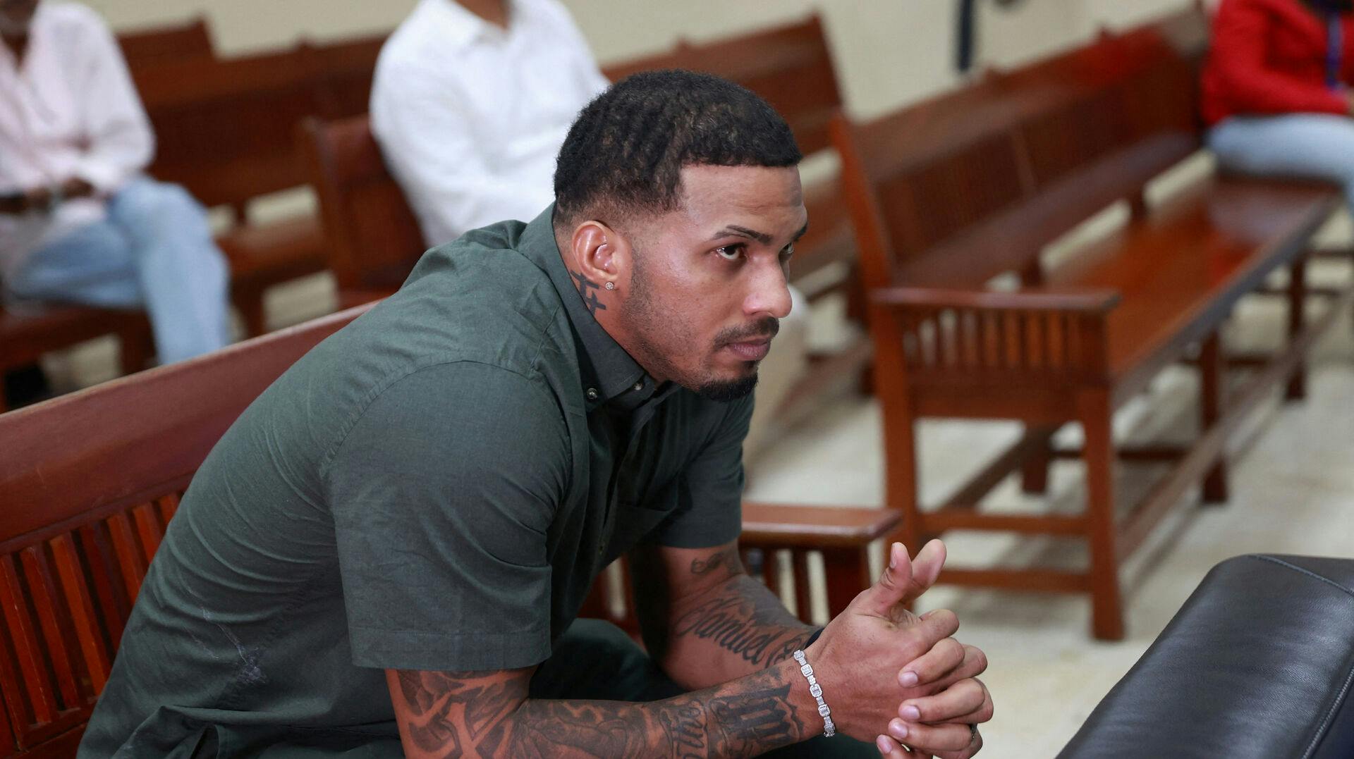 Dominican professional baseball player Wander Franco attends his trial for sexually abusing a minor, in Puerto Plata, Dominican Republic June 26, 2025. REUTERS/Erika Santelices