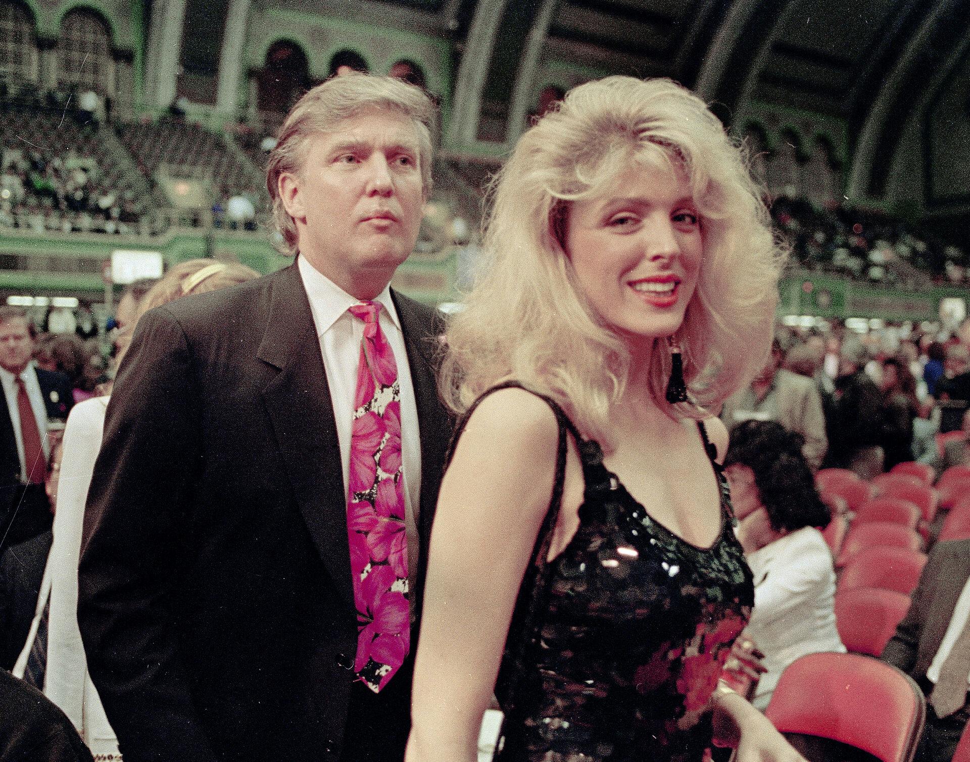 Donald Trump og Marla Maples i 1991.