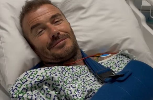 David Beckham er blevet opereret.