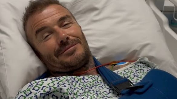 David Beckham er blevet opereret.