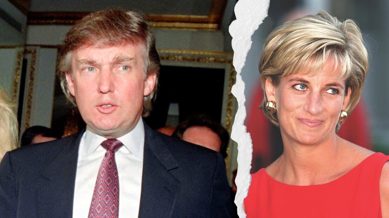 Donald Trump ærgrede sig over aldrig at få gaflet prinsesse Diana.