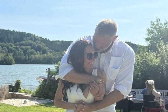 Chris Christoffersen og Camilla sagde ja til hinanden 21. juni.