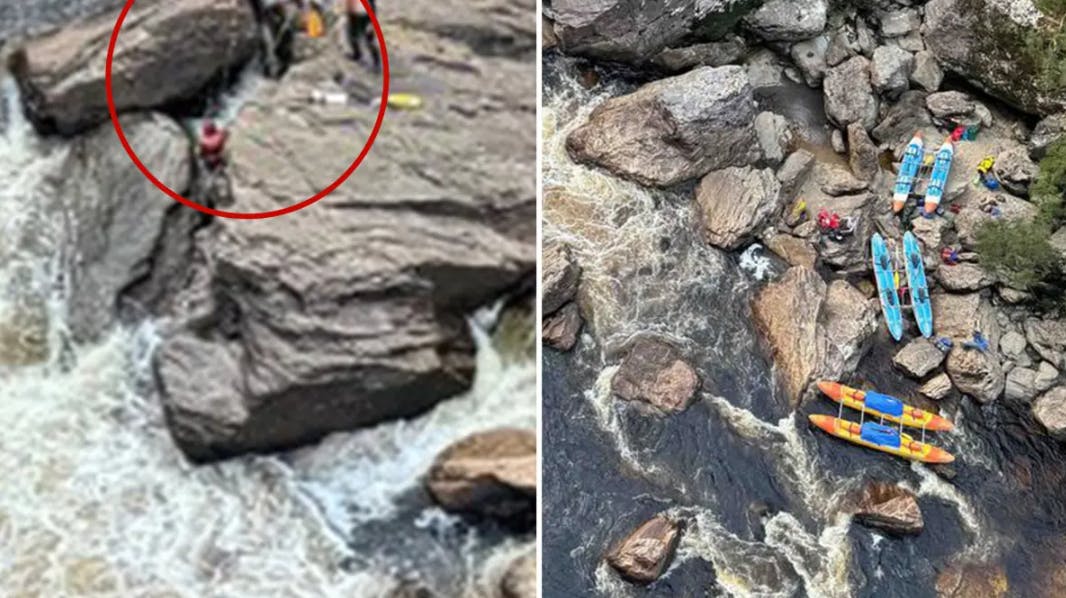 En turist har fået amputeret benet i en 20 timer lang og desperat redningsaktion på Tasmanien