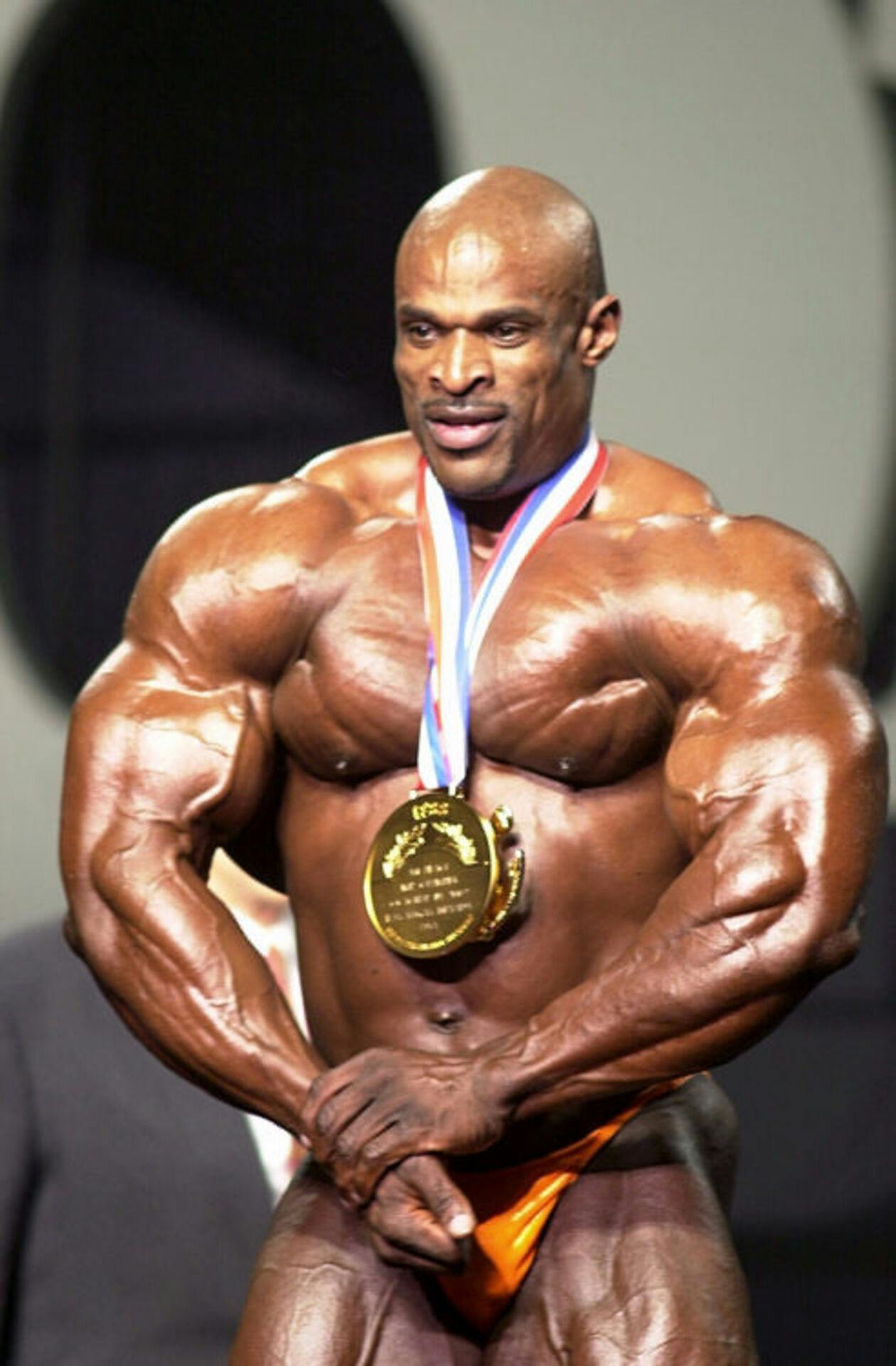 Her ses Ronnie Coleman i 2002.