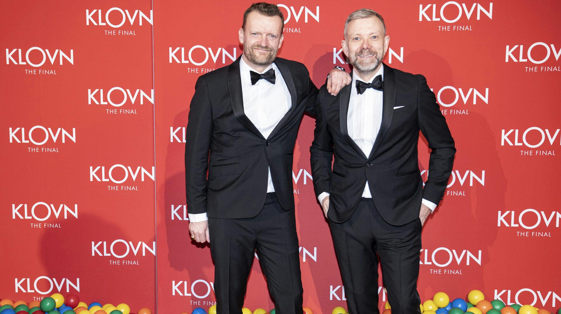 Frank Hvam og Casper Christensen sammen i 2020. Inden længe kan de igen opleves til en ny omgang "Klovn".