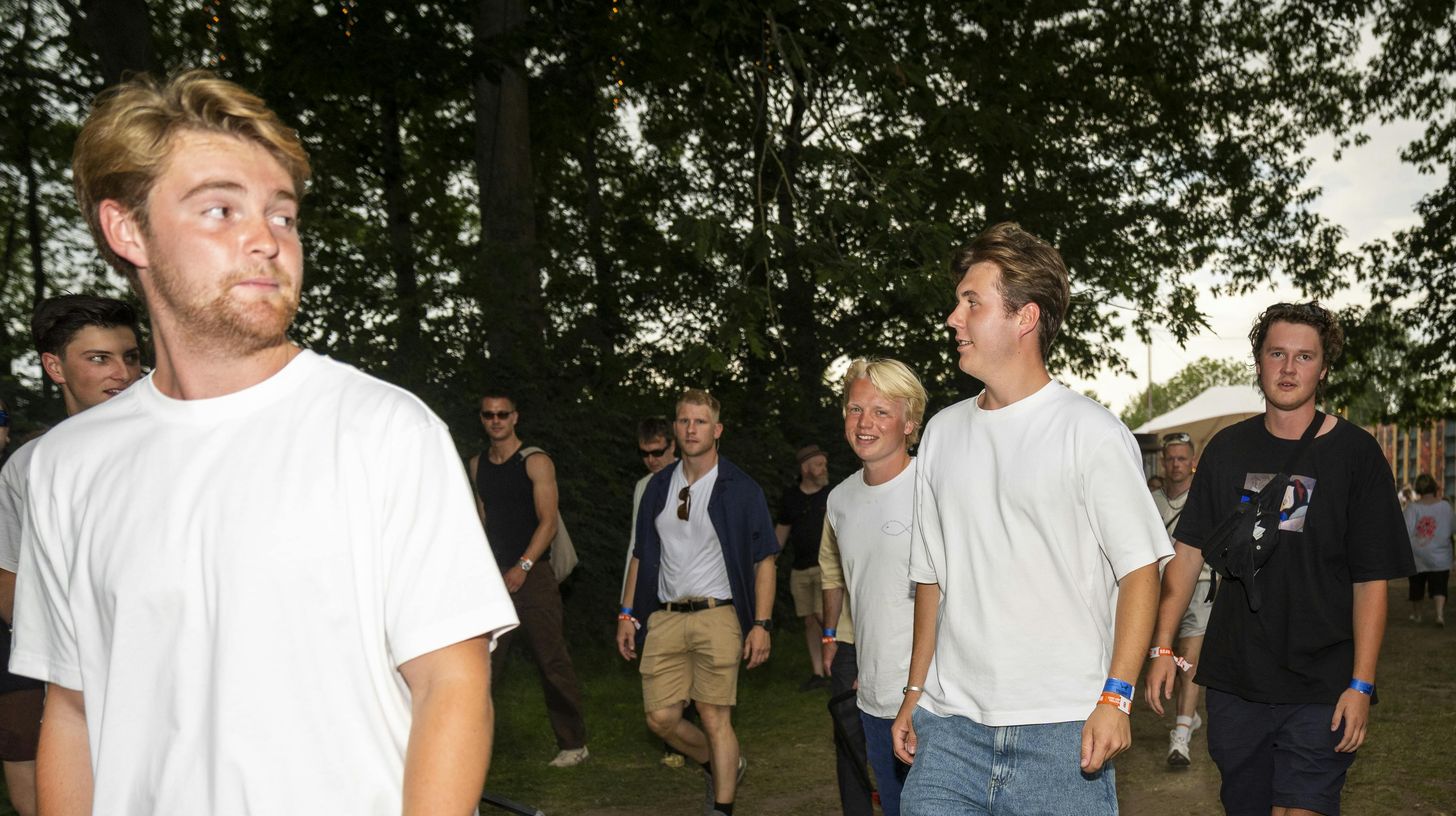 Kronprins Christian på Roskilde Festival