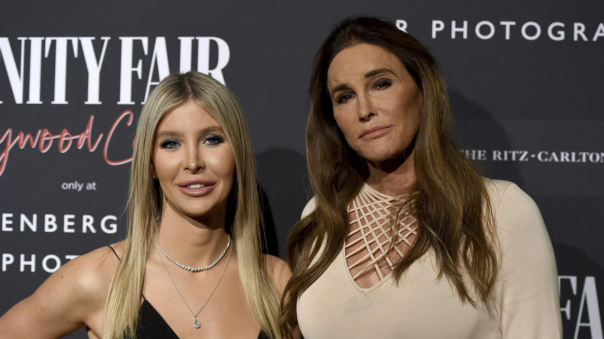 Caitlyn Jenner and Sophia Hutchins arrive at the Annenberg Space for Photography's Vanity Fair: Hollywood Calling Exhibit Opening on Tuesday, Feb. 4, 2020 in Los Angeles. (Photo by Jordan Strauss/Invision/AP)
