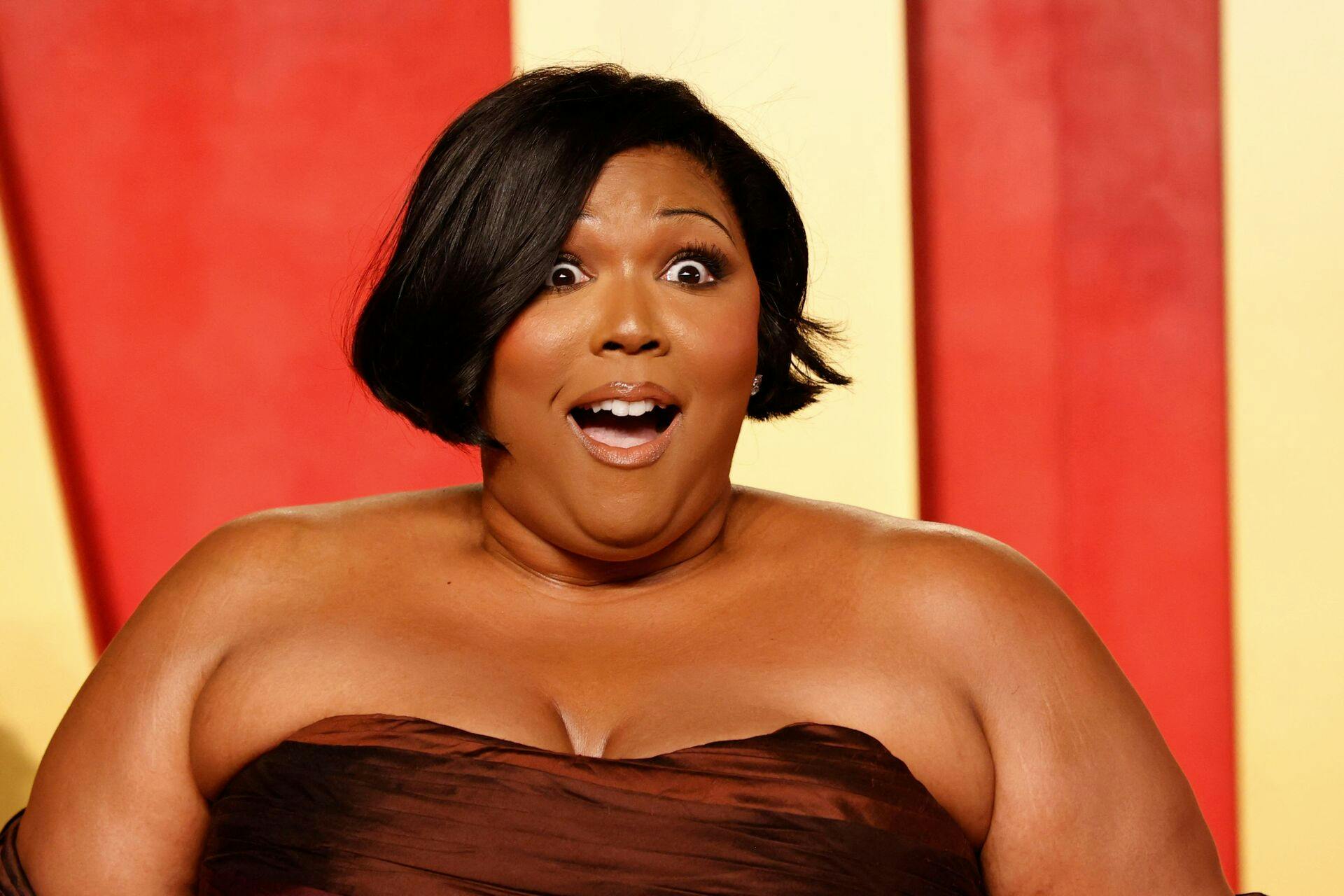 US singer Lizzo attends the Vanity Fair Oscars Party at the Wallis Annenberg Center for the Performing Arts in Beverly Hills, California, on March 10, 2024. (Photo by Michael TRAN / AFP)