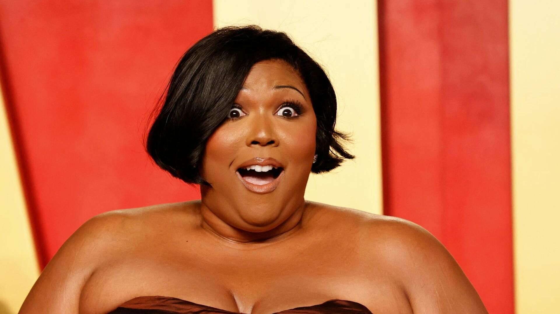 US singer Lizzo attends the Vanity Fair Oscars Party at the Wallis Annenberg Center for the Performing Arts in Beverly Hills, California, on March 10, 2024. (Photo by Michael TRAN / AFP)