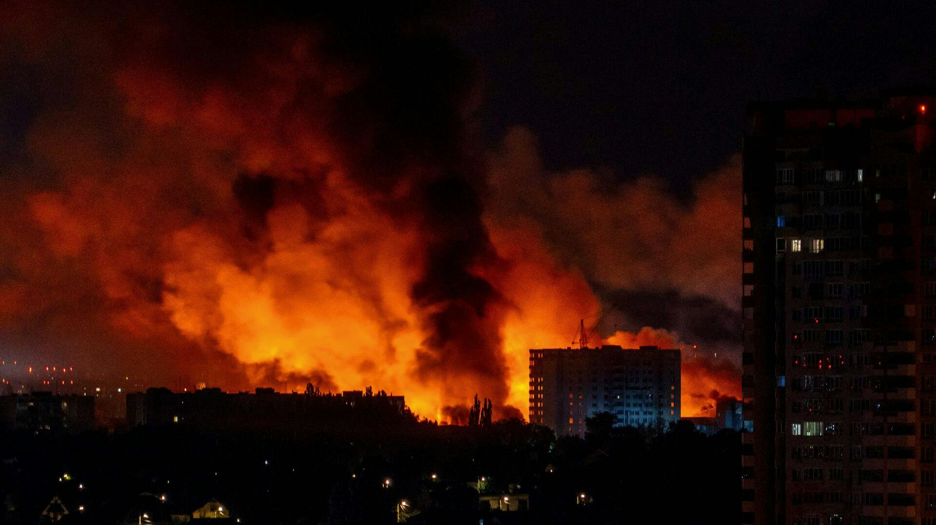 Rusland angreb natten til fredag den ukrainske hovedstad, Kyiv, med 550 drones og missiler. 