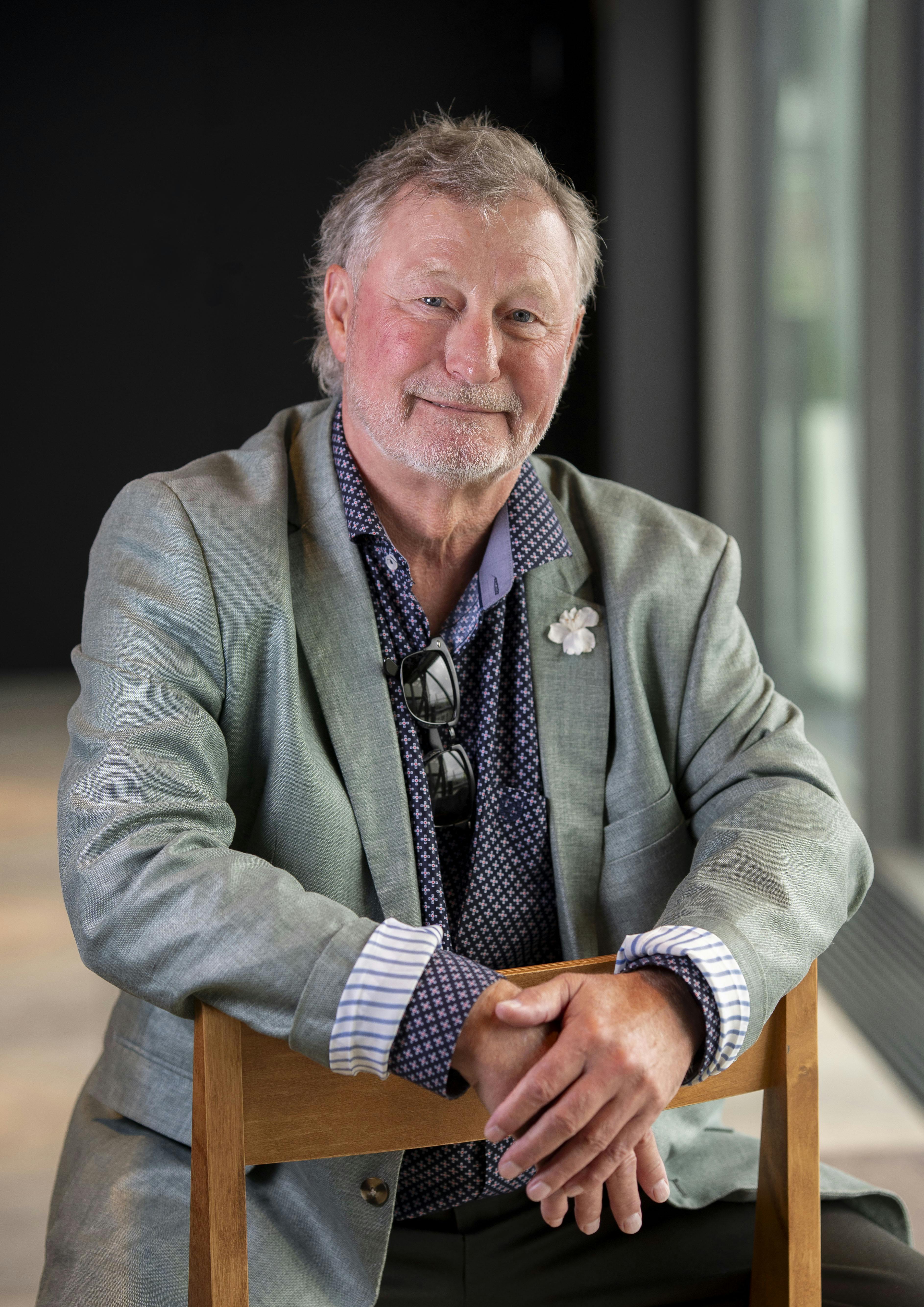 Bent Andersen, 65, blev meget rørt, da snakken med Lonnie faldt på hans datter, Julie.