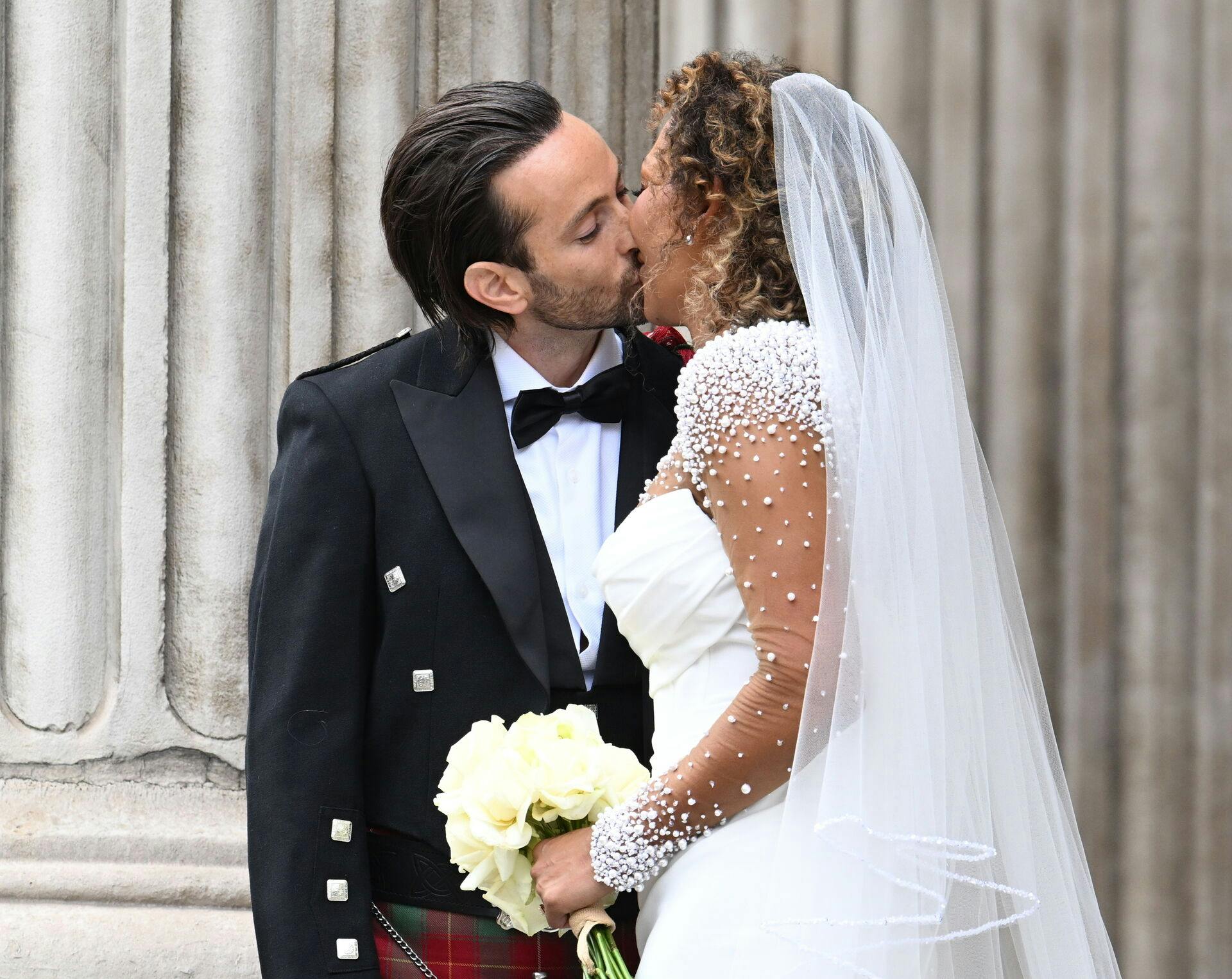 Mel B og Rory McPhee er lørdag blevet gift i St. Paul’s Cathedral.