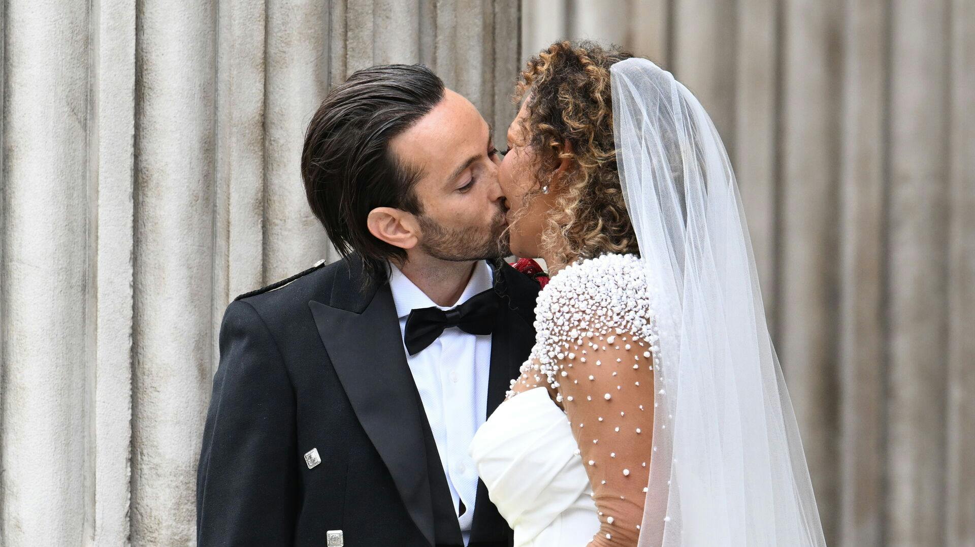 Mel B og Rory McPhee er lørdag blevet gift i St. Paul’s Cathedral.