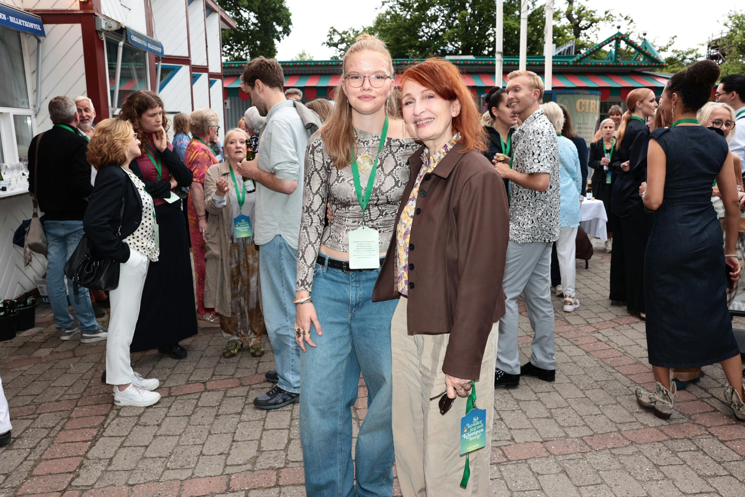 Bodil Jørgsen med sin datter Rigmor.
