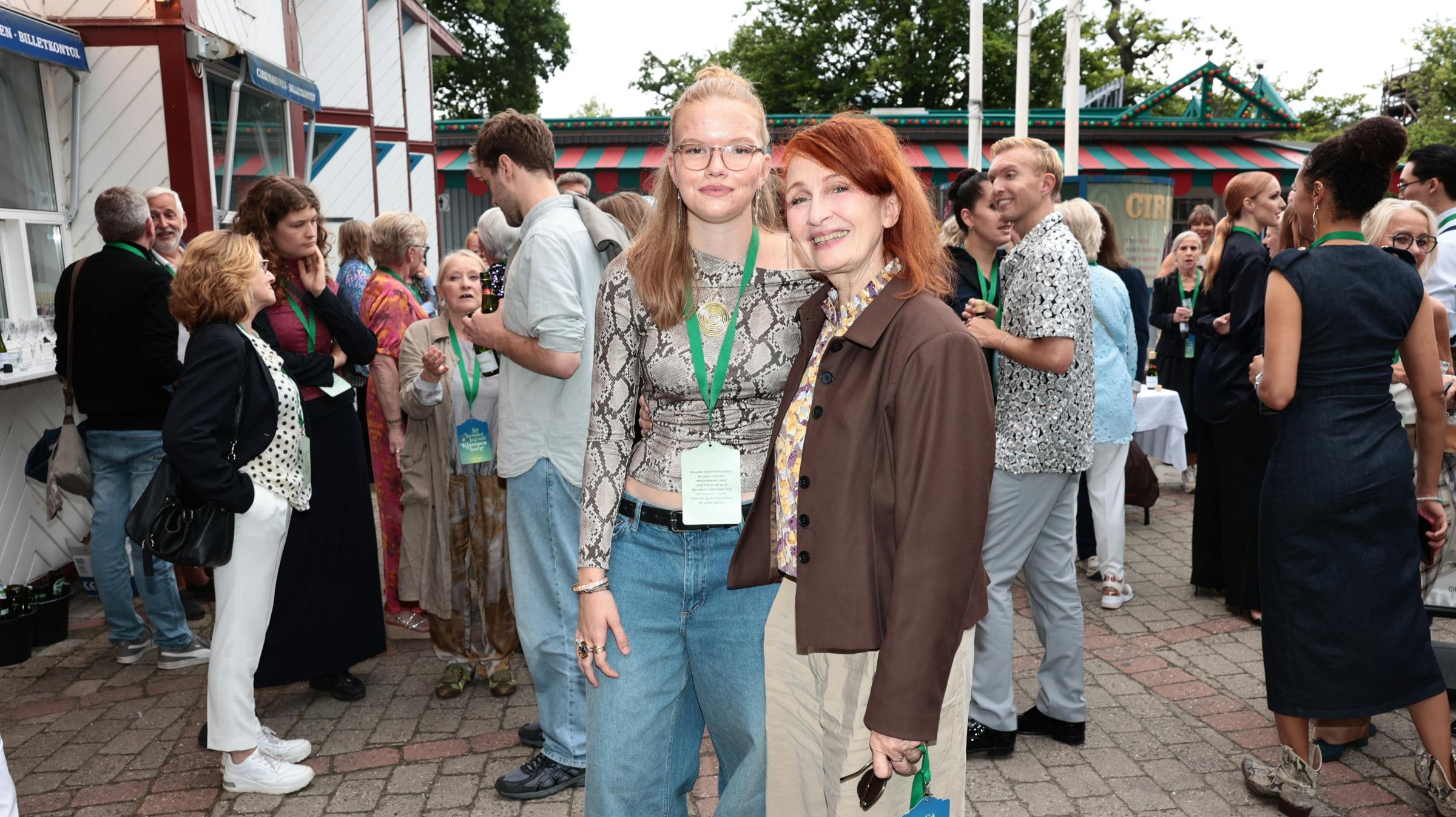 Bodil Jørgsen med sin datter Rigmor.