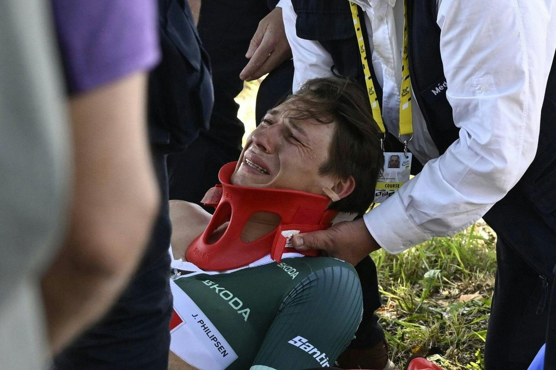 Jasper Philipsen er ude af dette års Tour de France.