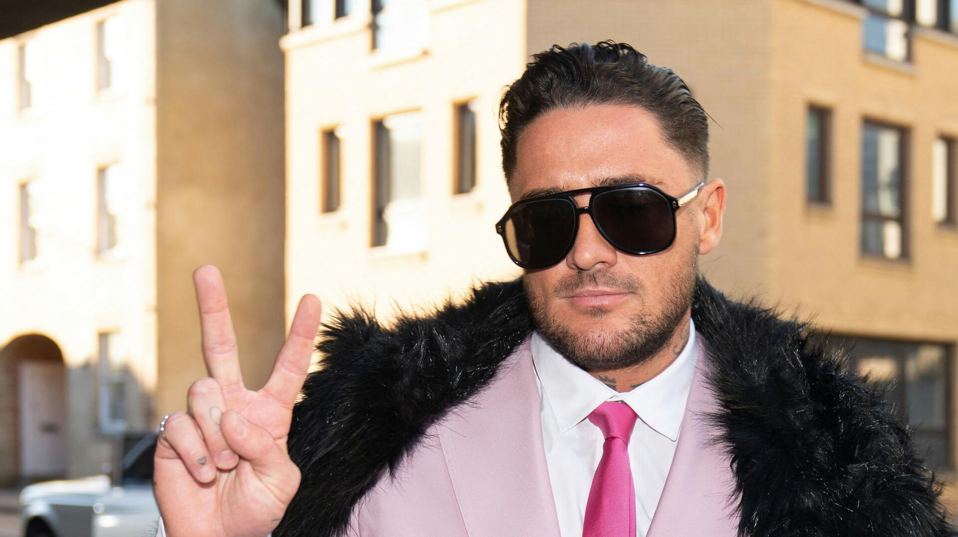 Reality TV star Stephen Bear arrives at C