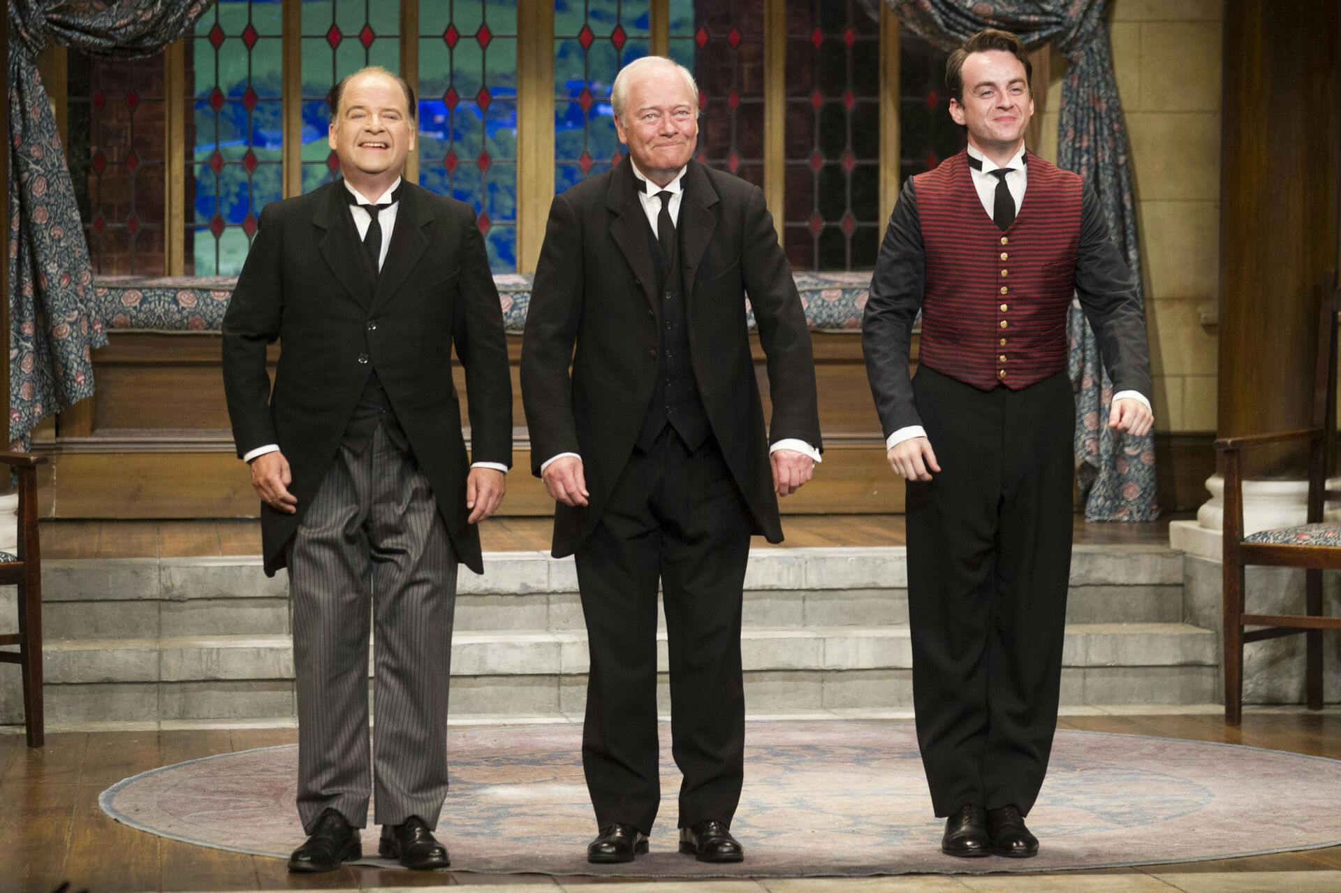 Brendan Hooper (Merriman), David Killick (Lane) and Mark Hammersley (Footman)