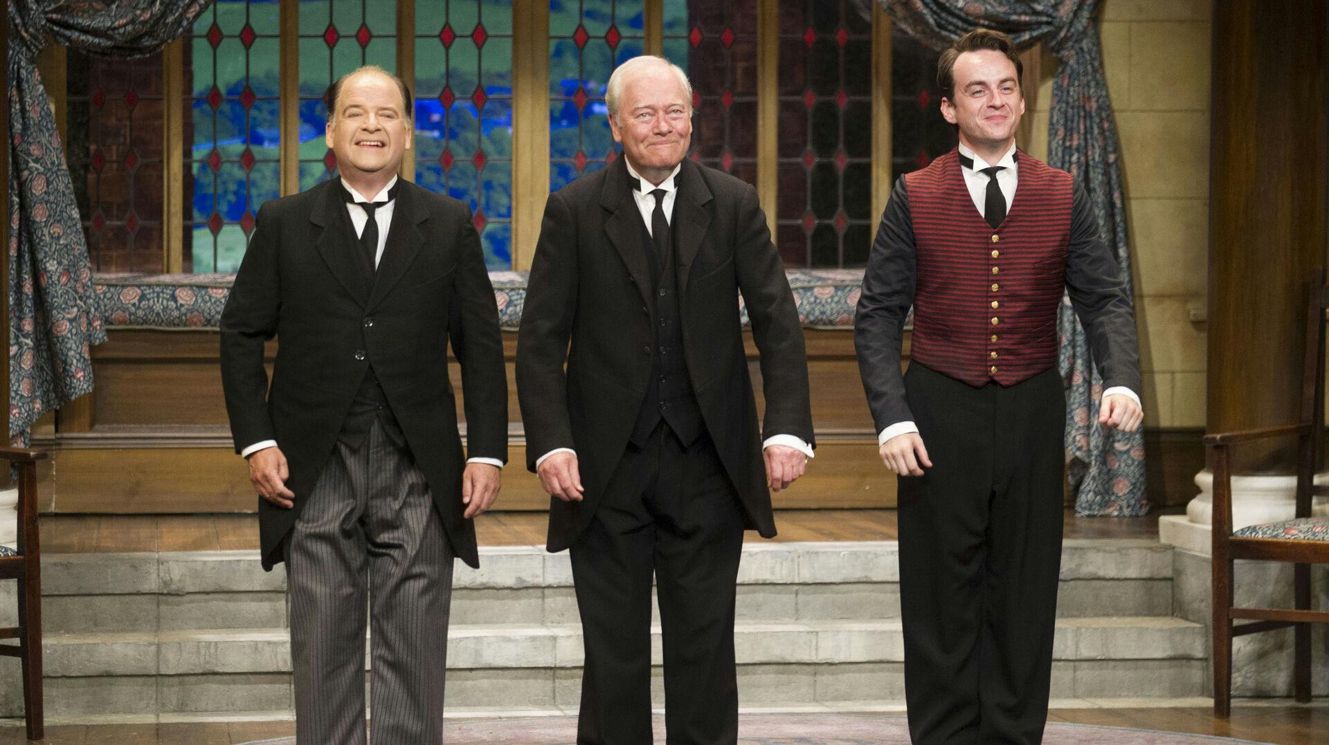 Brendan Hooper (Merriman), David Killick (Lane) and Mark Hammersley (Footman)