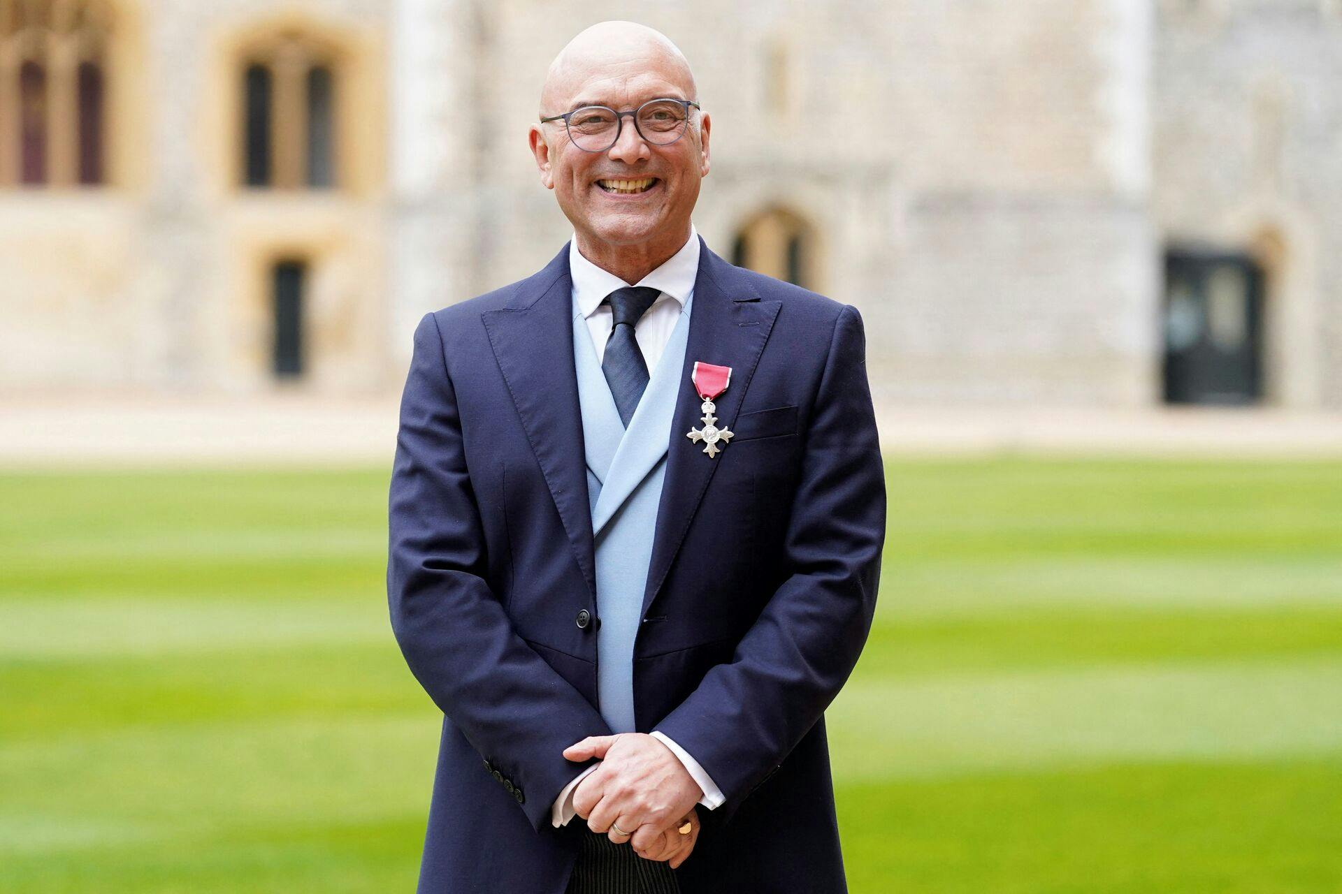 Gregg Wallace blev søndag hastet til hospitalet.