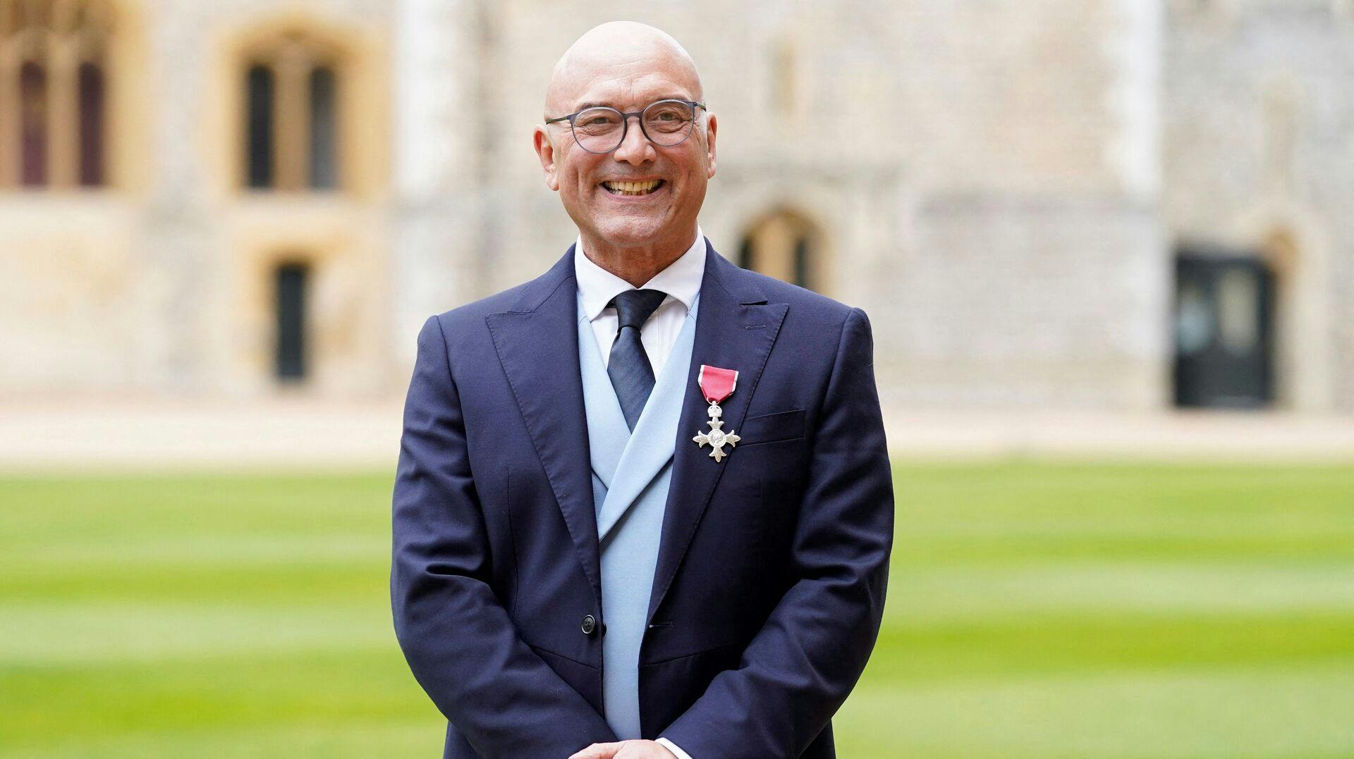 Gregg Wallace blev søndag hastet til hospitalet.