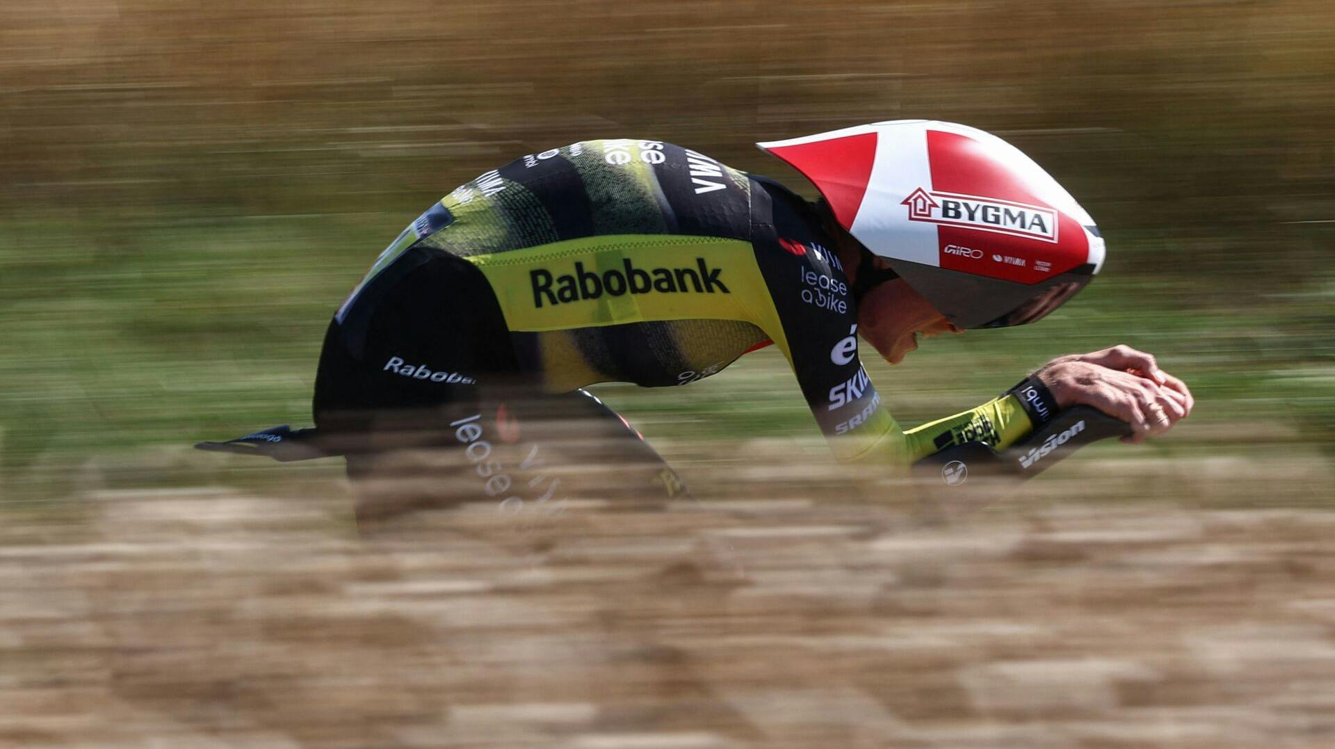 Jonas Vingegaard fik ikke et ben til jorden på enkeltstarten, hvor Pogacar og særligt Remco Evenepoel var suveræne.