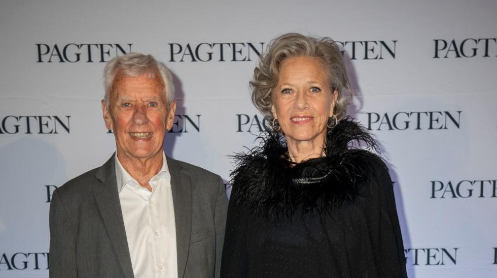 Paul Hüttel og Birthe Neumann sammen i 2021. Parret har været gift siden 1974.