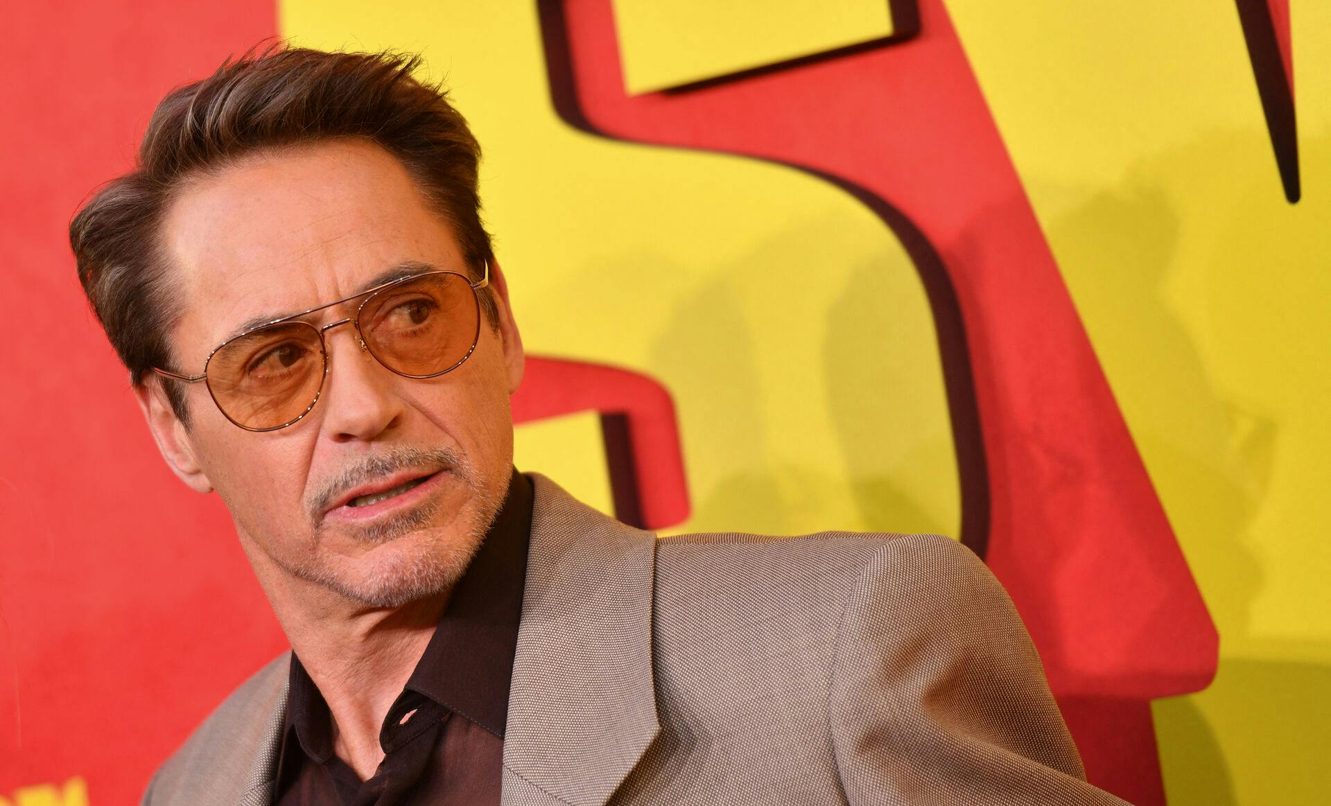 US actor/executive producer Robert Downey Jr. arrives for HBO's original limited series premiere of "The Sympathizer" at the Paramount Theatre in Los Angeles, April 9, 2024.  Chris DELMAS / AFP