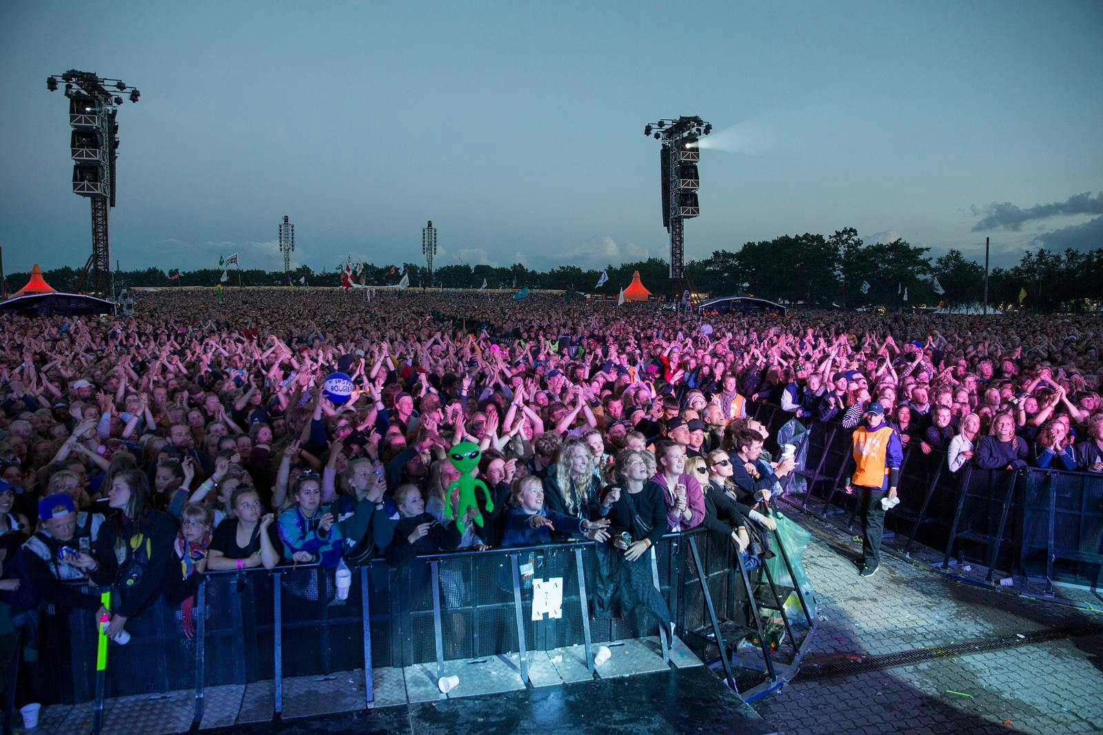 Popstjernen er meget populær, når han går på scenen på danske festivaler. Billedet her er dog IKKE fra en koncert med ham.
