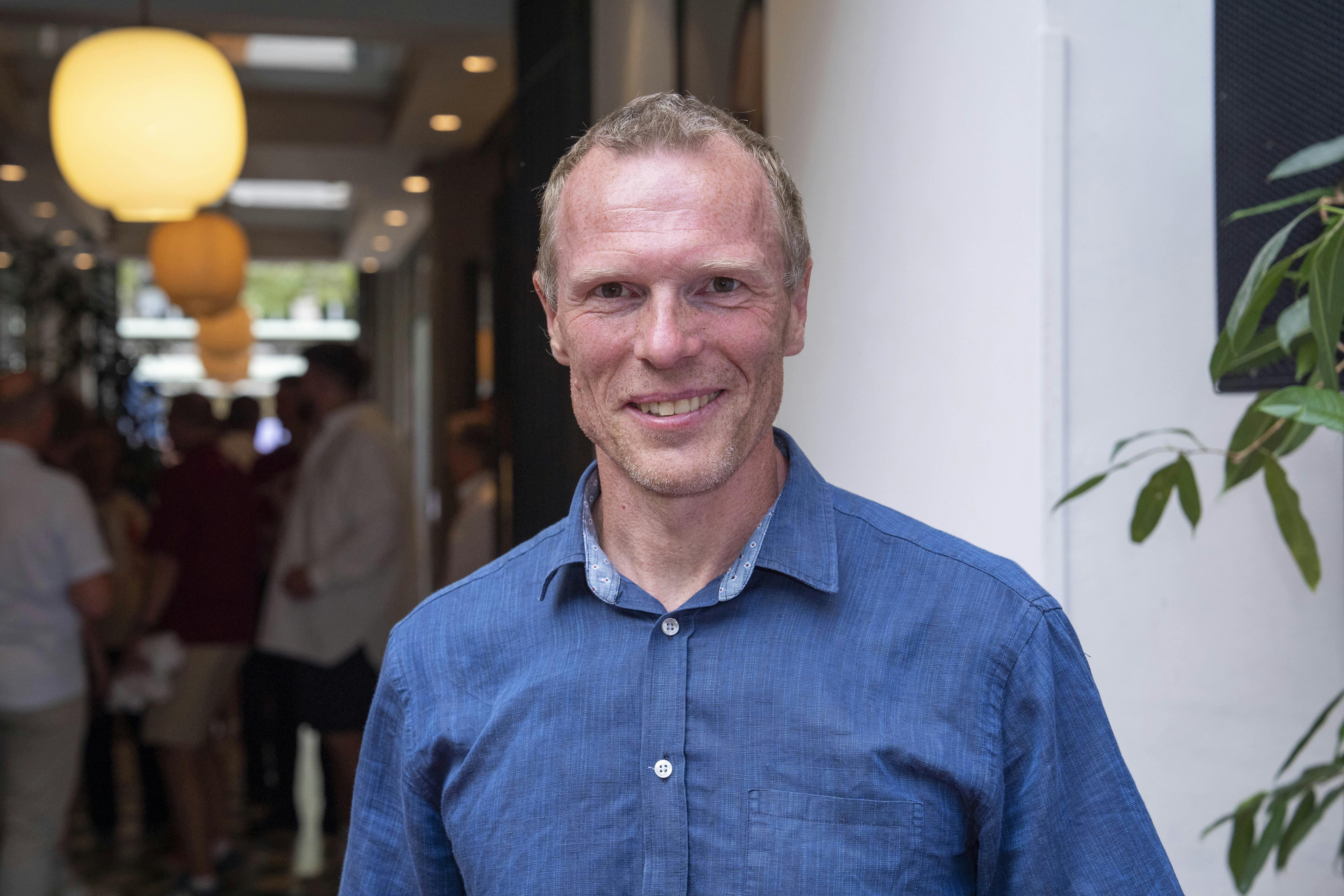 Der er god grund til at smile, hvis man hedder Eskild Ebbesen.