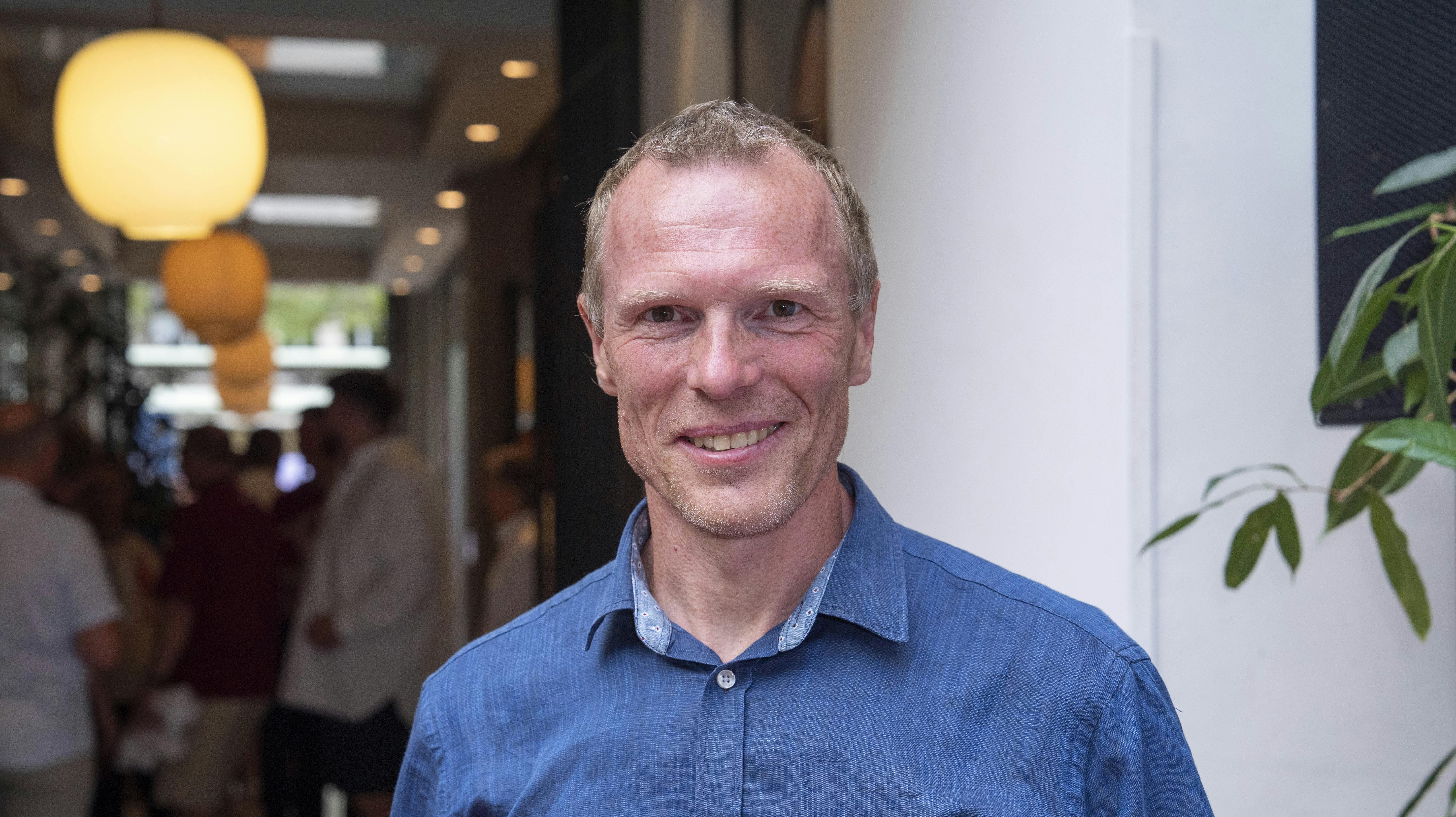 Der er god grund til at smile, hvis man hedder Eskild Ebbesen.