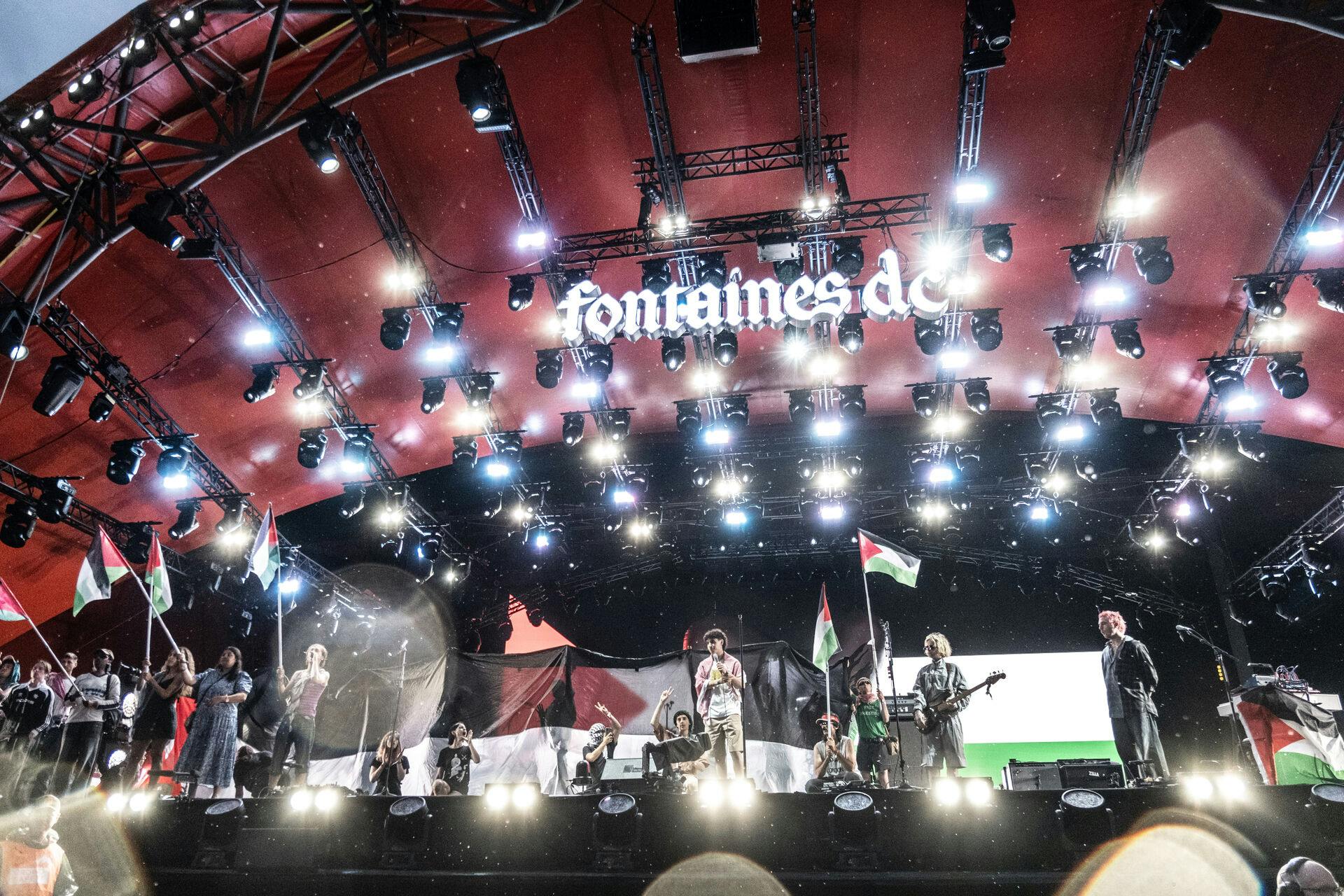 Fontaines D.C. spillede på Orange Scene.