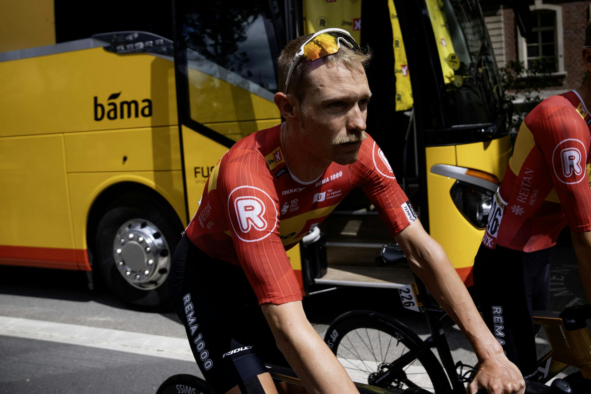 Magnus Cort Nielsen var syg og kastede op under torsdagens Tour de France-etape. 