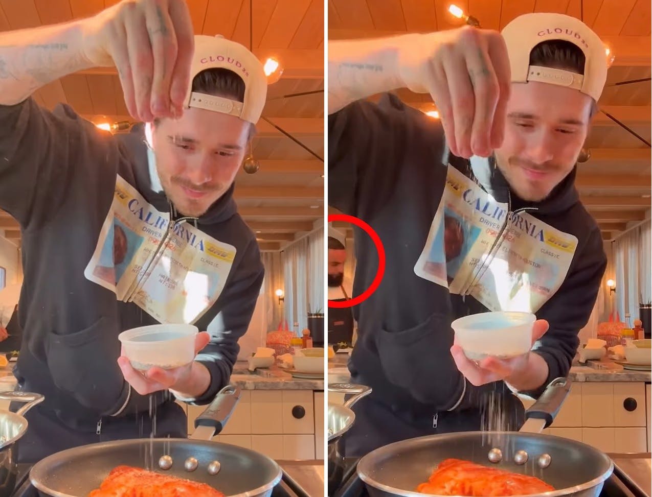 Hvem er det i baggrunden?