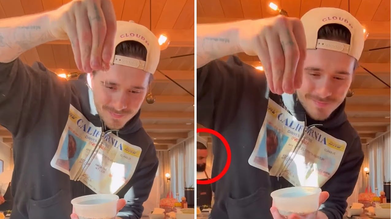 Hvem er det i baggrunden?