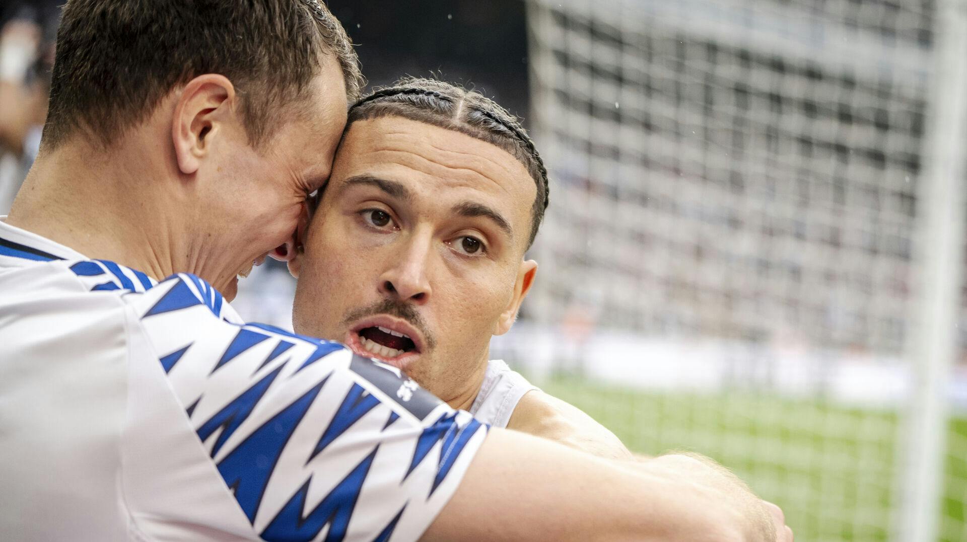 Jordan Larsson scorede kampens eneste mål.