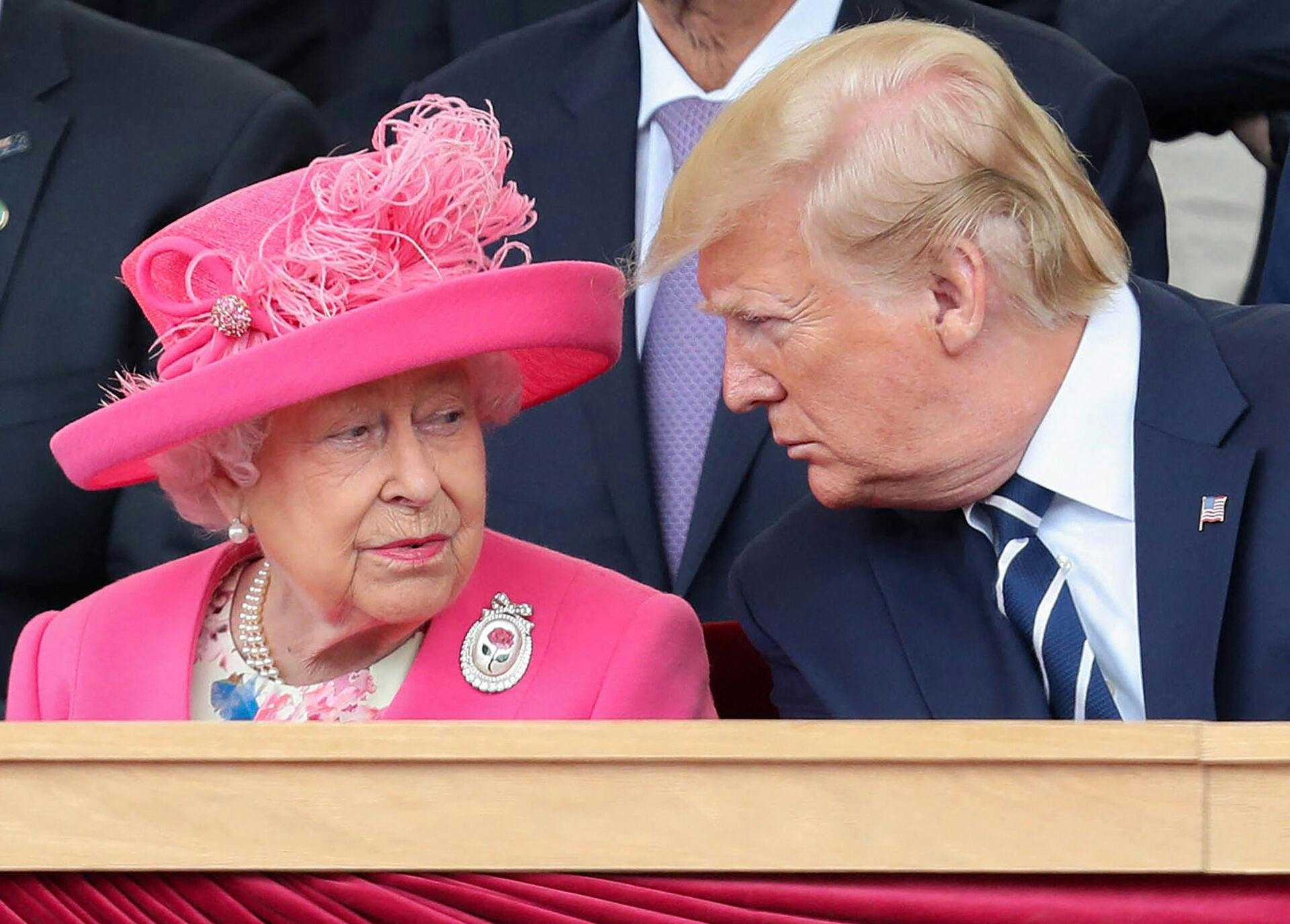 Også dronning Elizabeth II havde fornøjelsen af et besøg fra Donald Trump. Nu kommer han snart forbi for at hilse på sønnen.