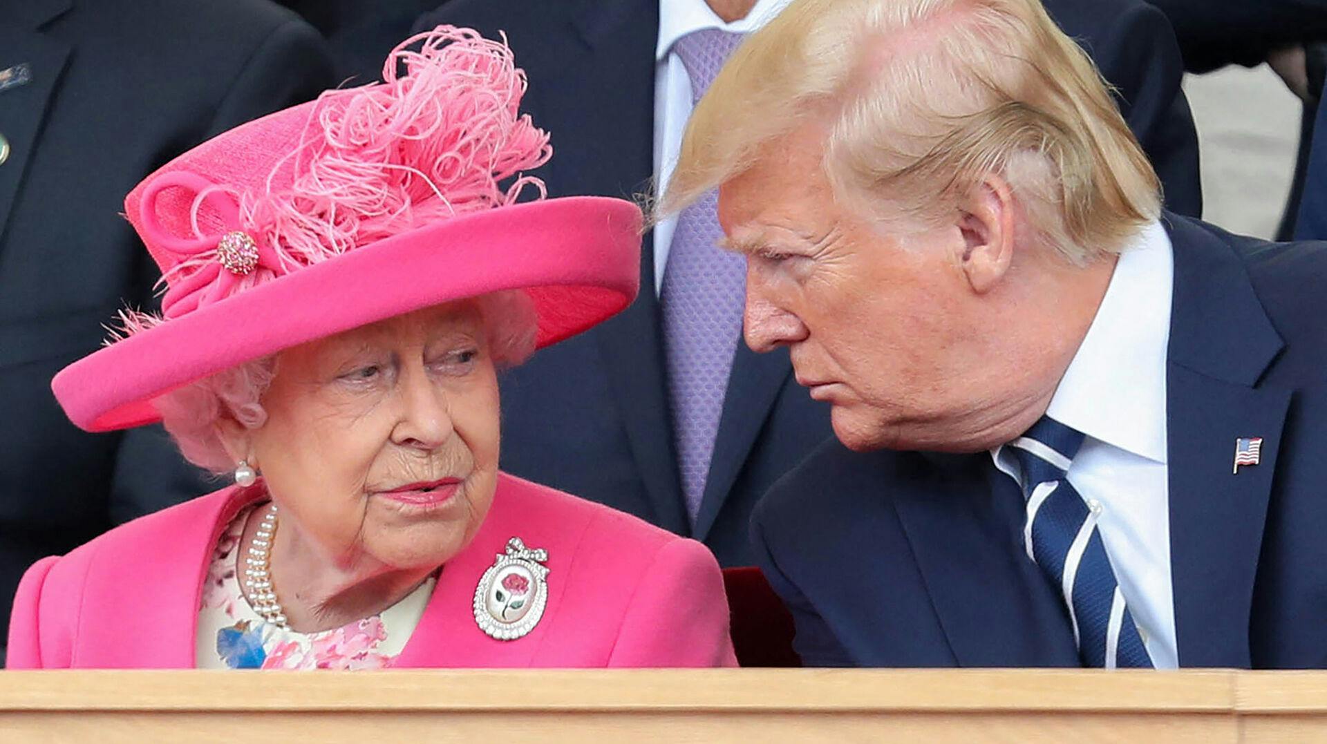Også dronning Elizabeth II havde fornøjelsen af et besøg fra Donald Trump. Nu kommer han snart forbi for at hilse på sønnen.
