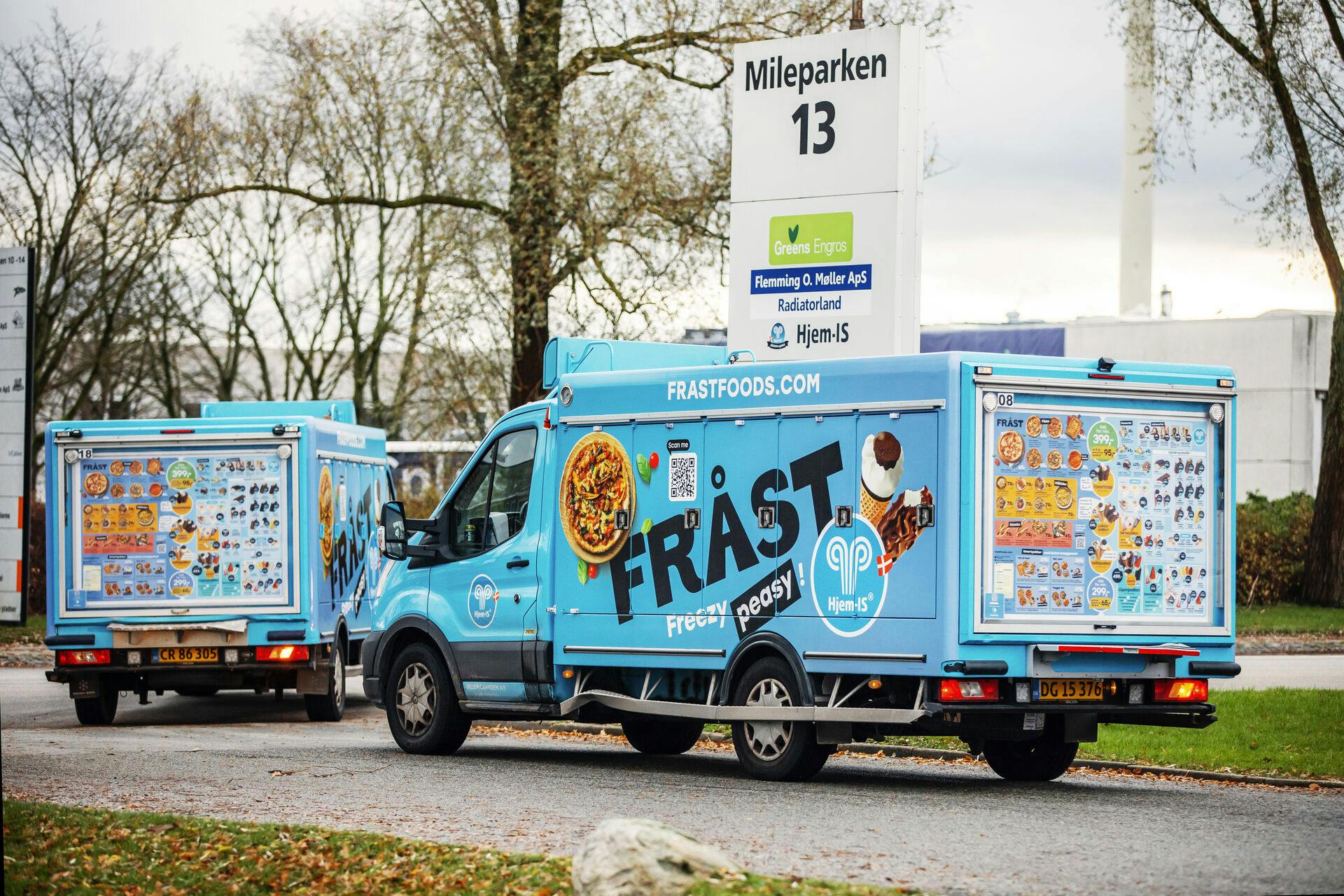 Det her kunne kunderne hos Hjem-IS bestemt ikke lide - hverken navnet Fråst eller at isbilen pludselig blev et kørende supermarked på køl.