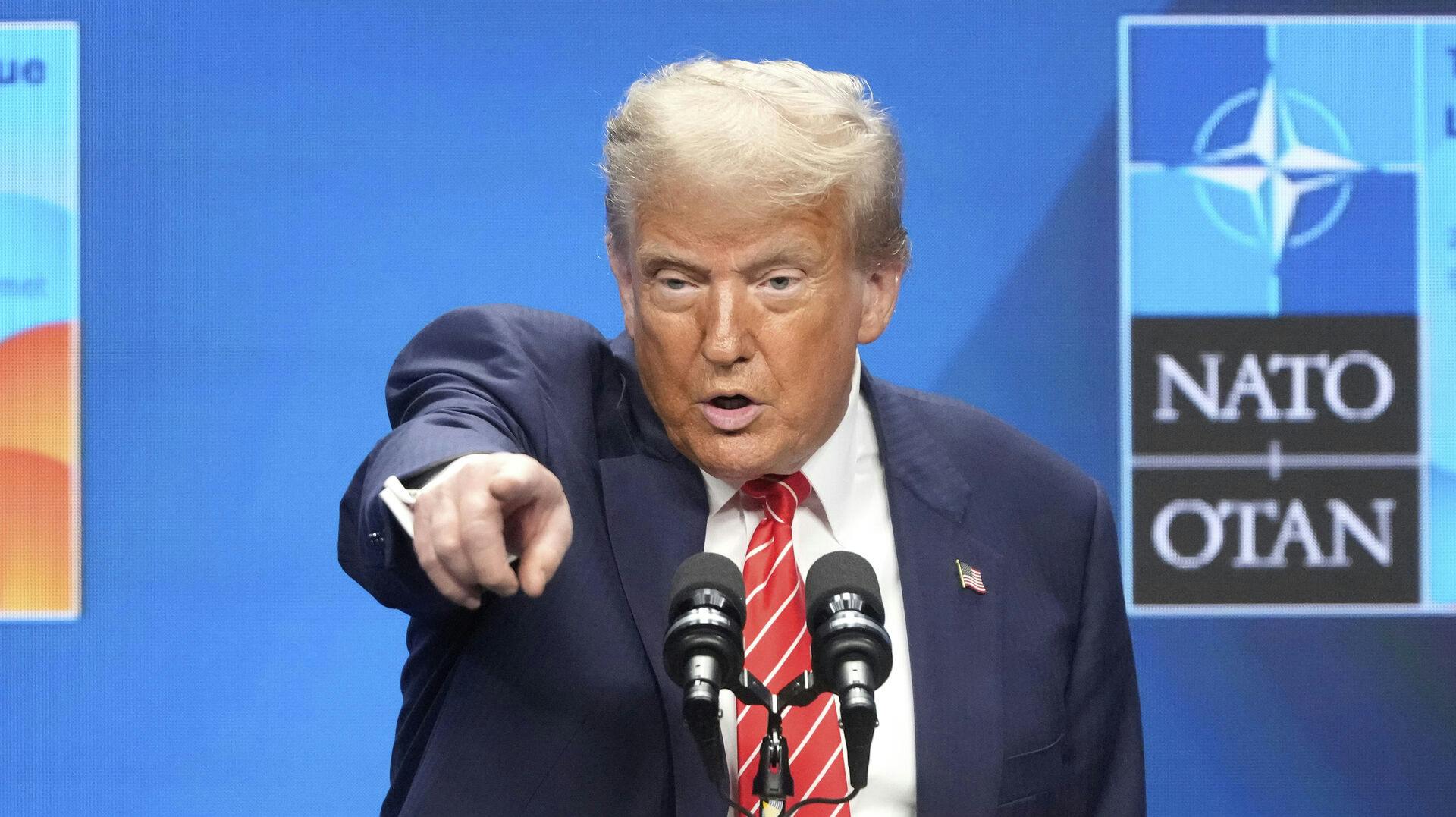 Donald Trump har i årevis "pisket" de andre statsledere i Nato til at hoste op med flere penge. Og strategien er lykkedes - og så er "daddy" Trump glad igen.