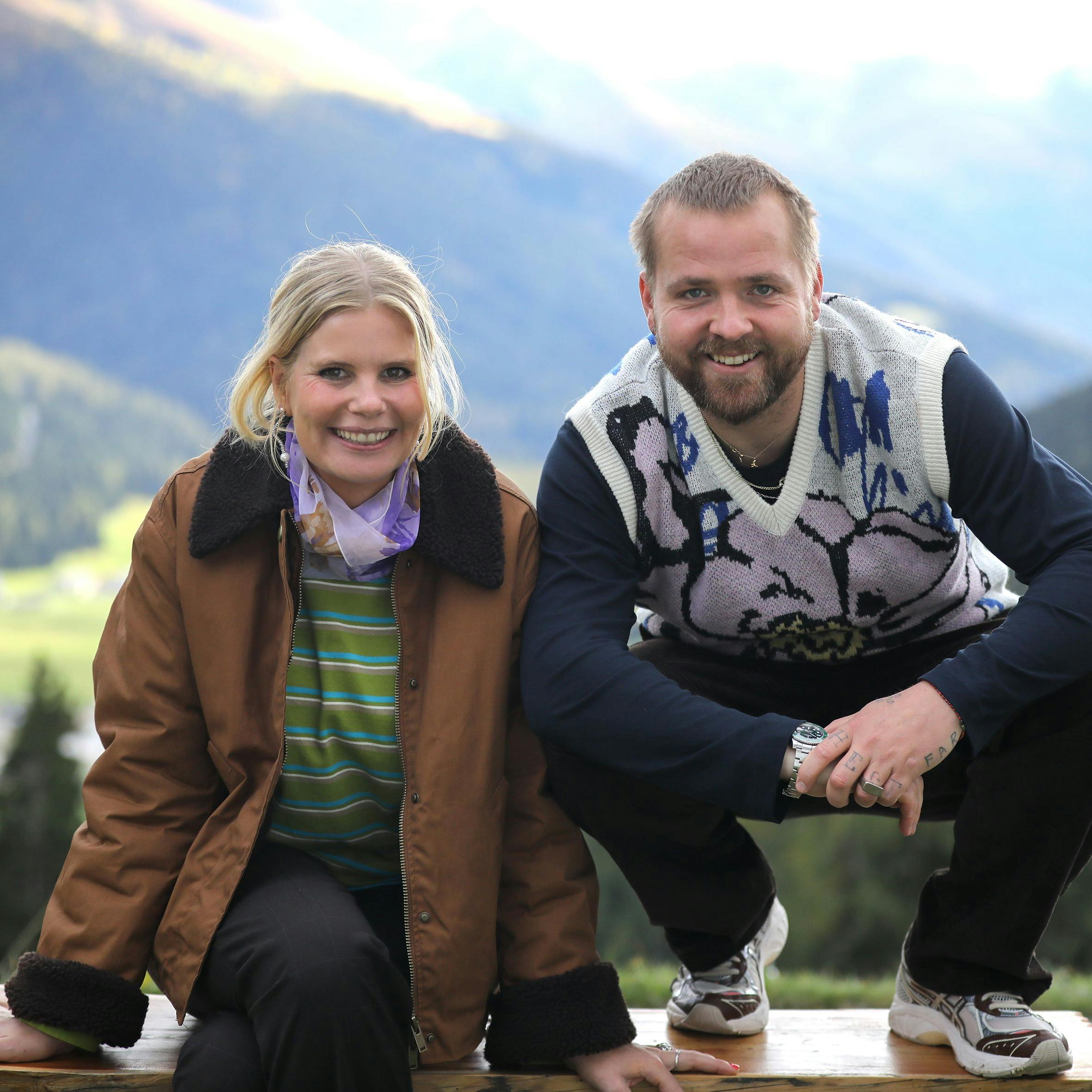 Sofie Linde og Joakim Ingversen er værter på DR-programmet "Hotel Romantik".