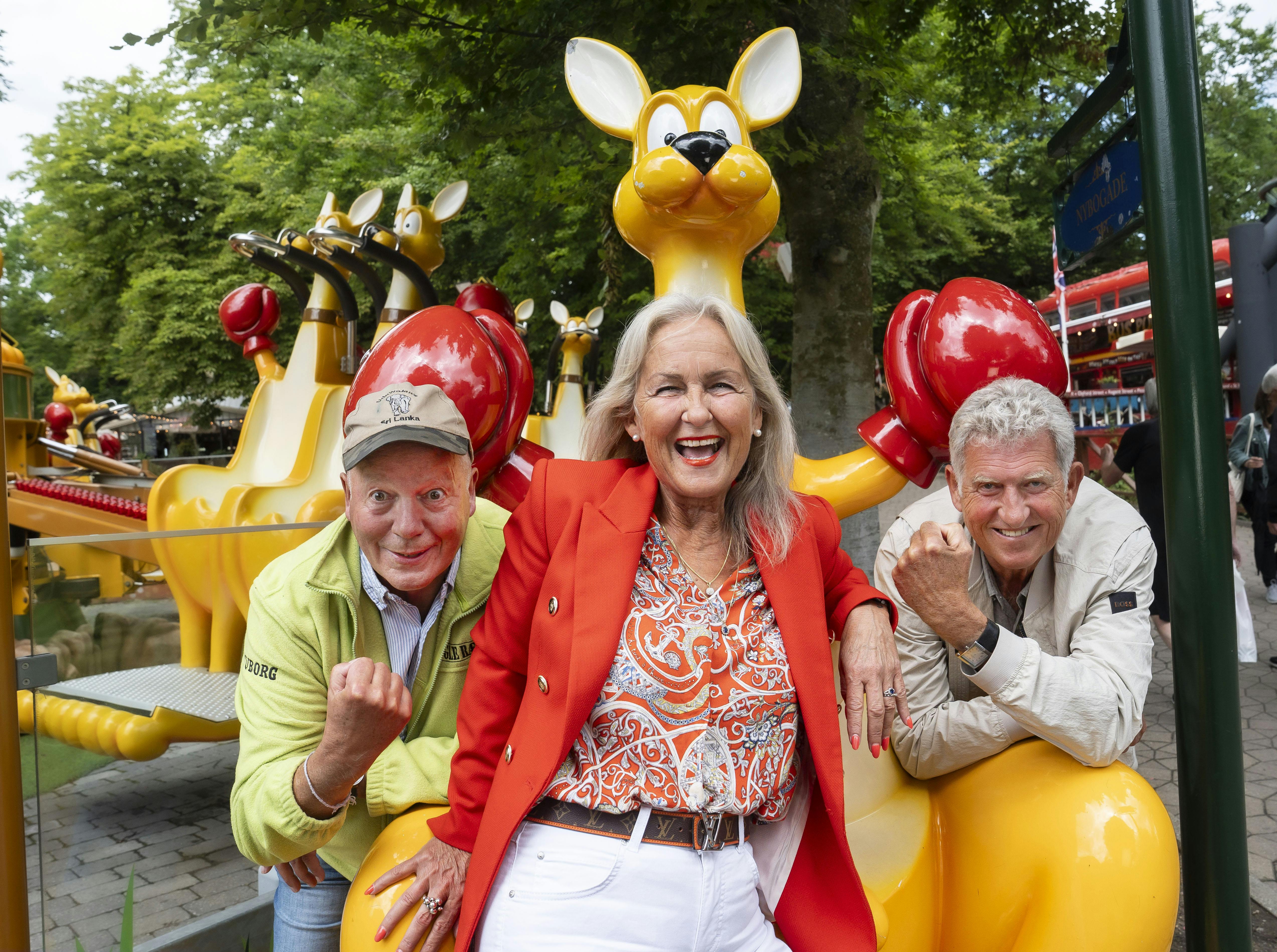Fra venstre: Frank, Lise-Lotte og Lars. De er alle med i "Hotel Romantik".