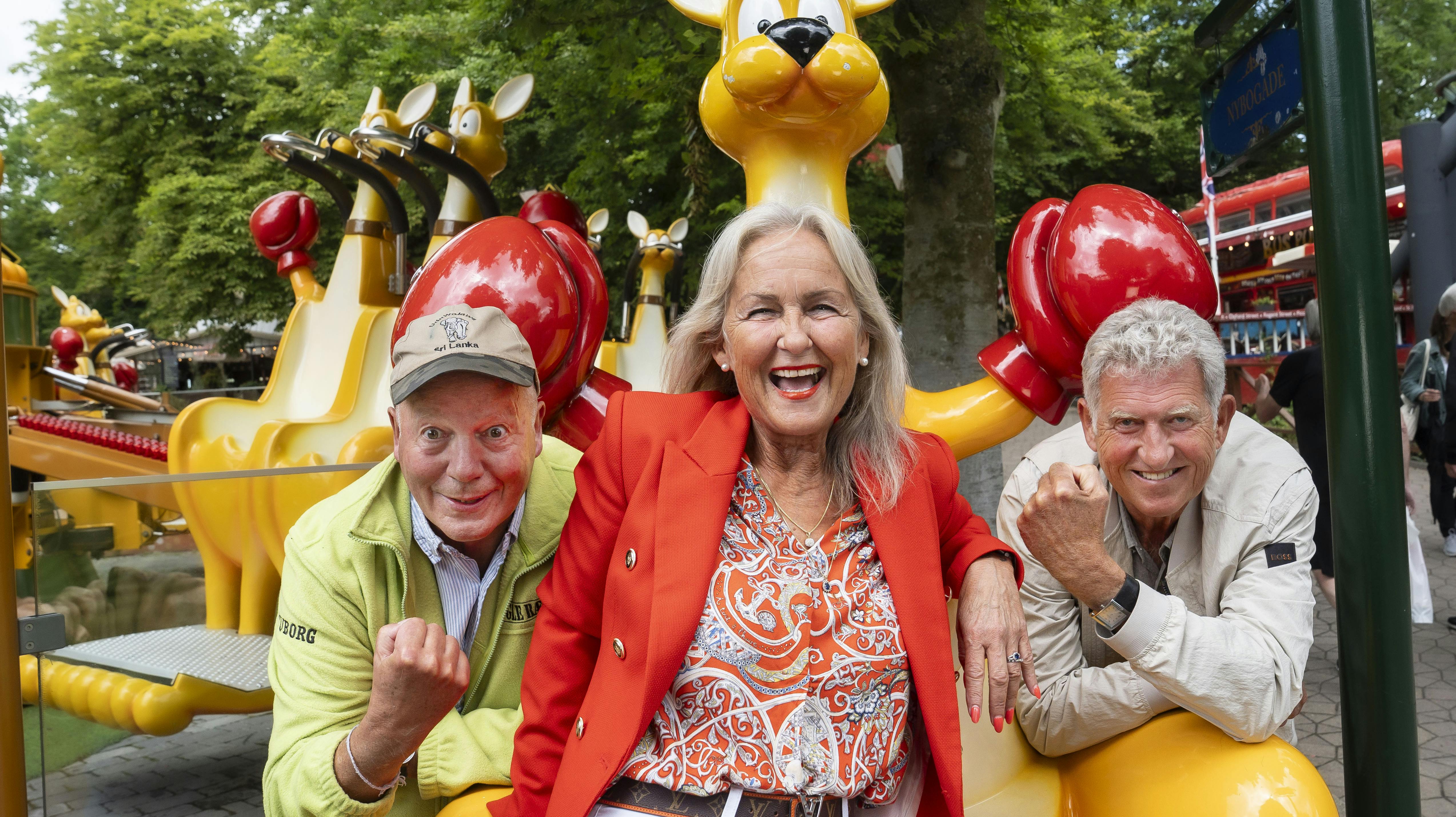 Fra venstre: Frank, Lise-Lotte og Lars. De er alle med i "Hotel Romantik".