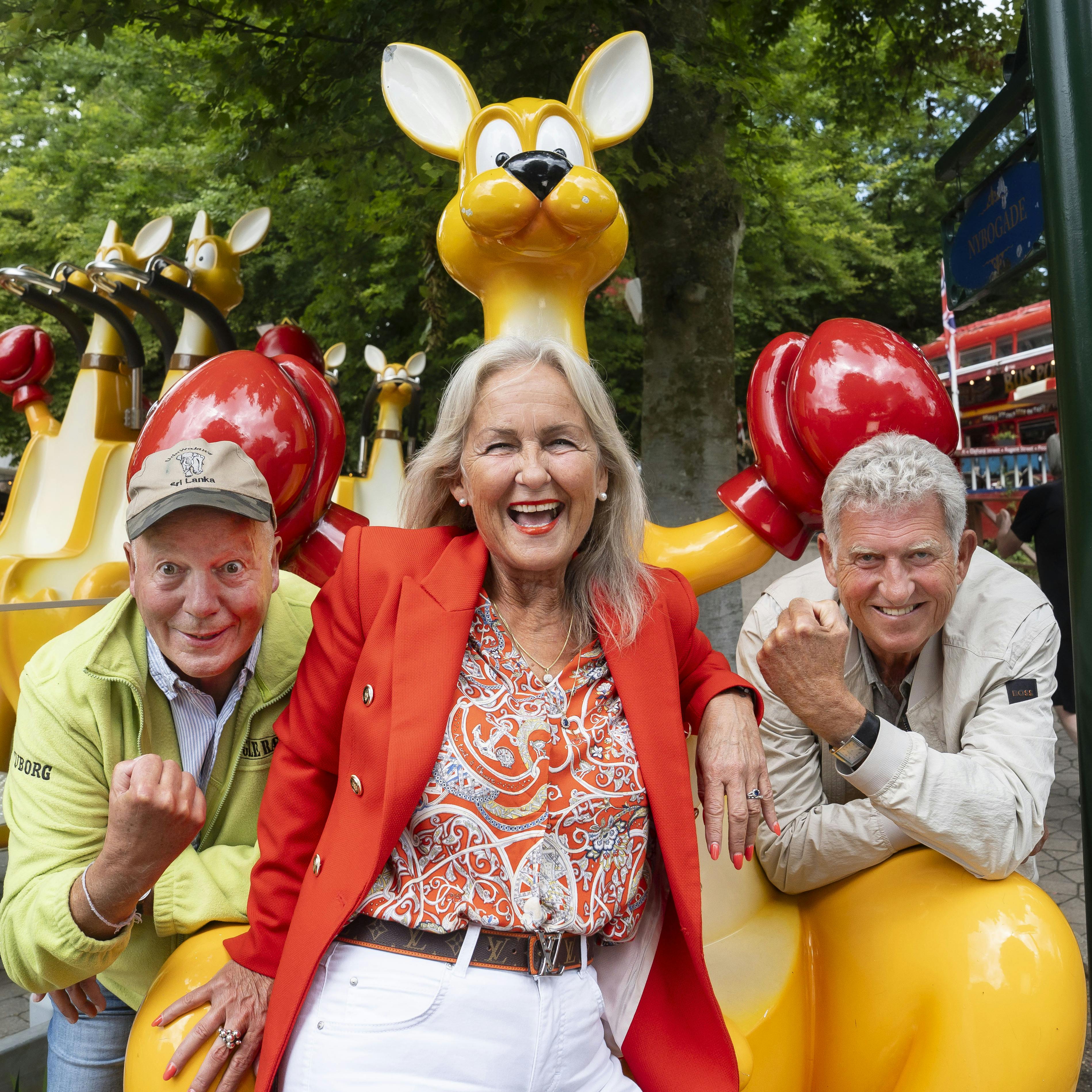 Fra venstre: Frank, Lise-Lotte og Lars. De er alle med i "Hotel Romantik".